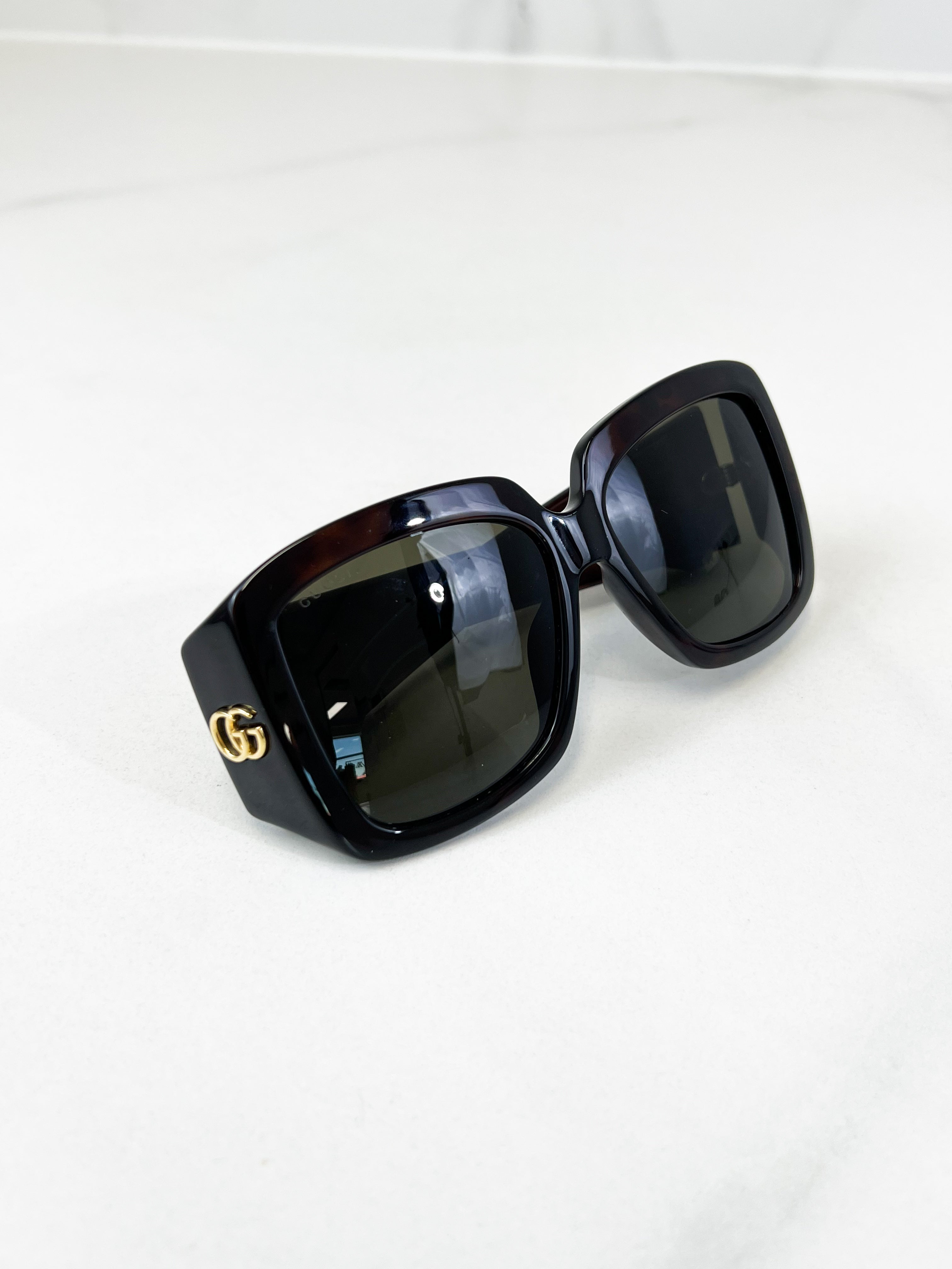 Gucci GG Logo Black Sunglasses