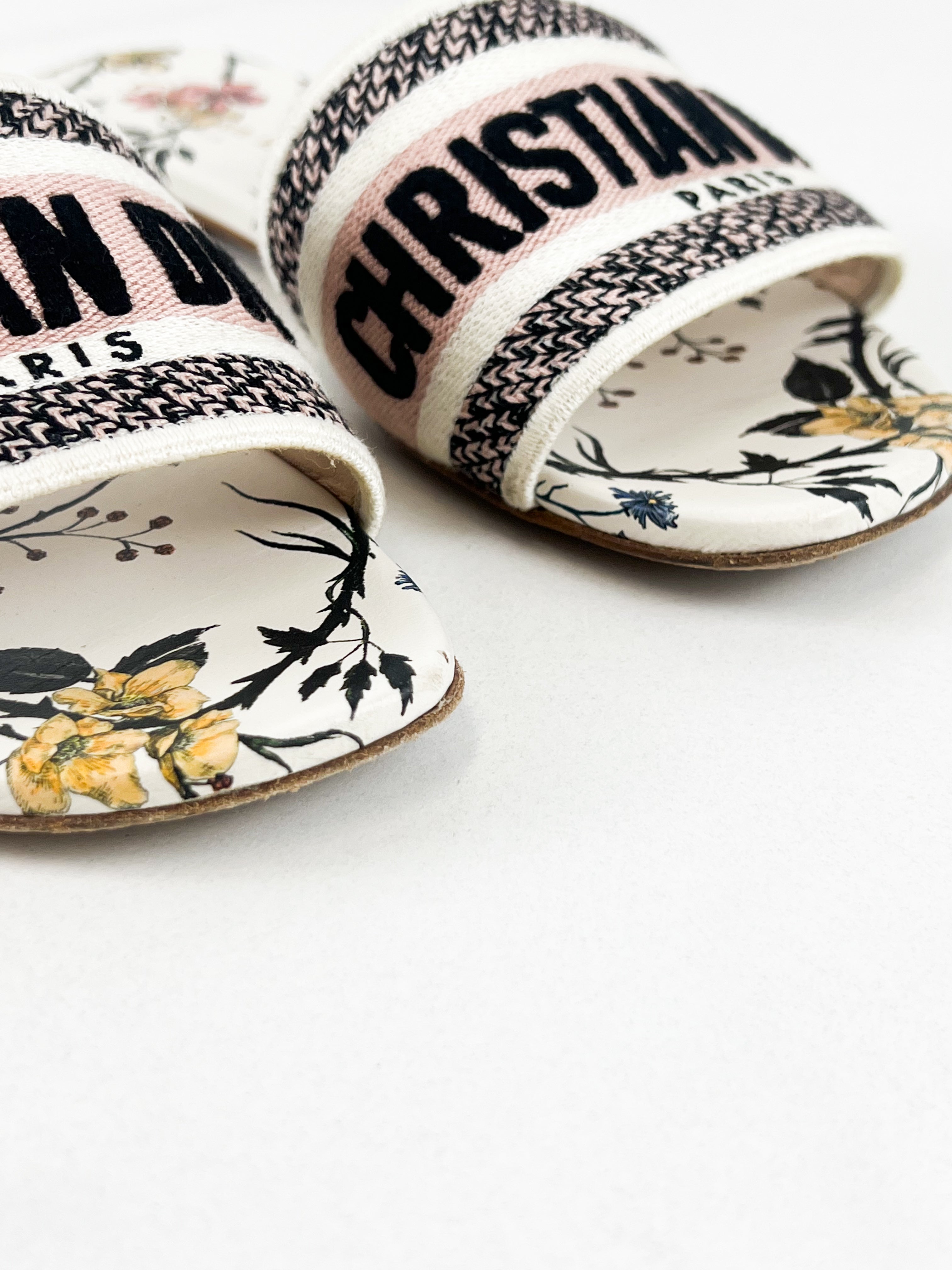 Christian Dior Dway Slides Size 36