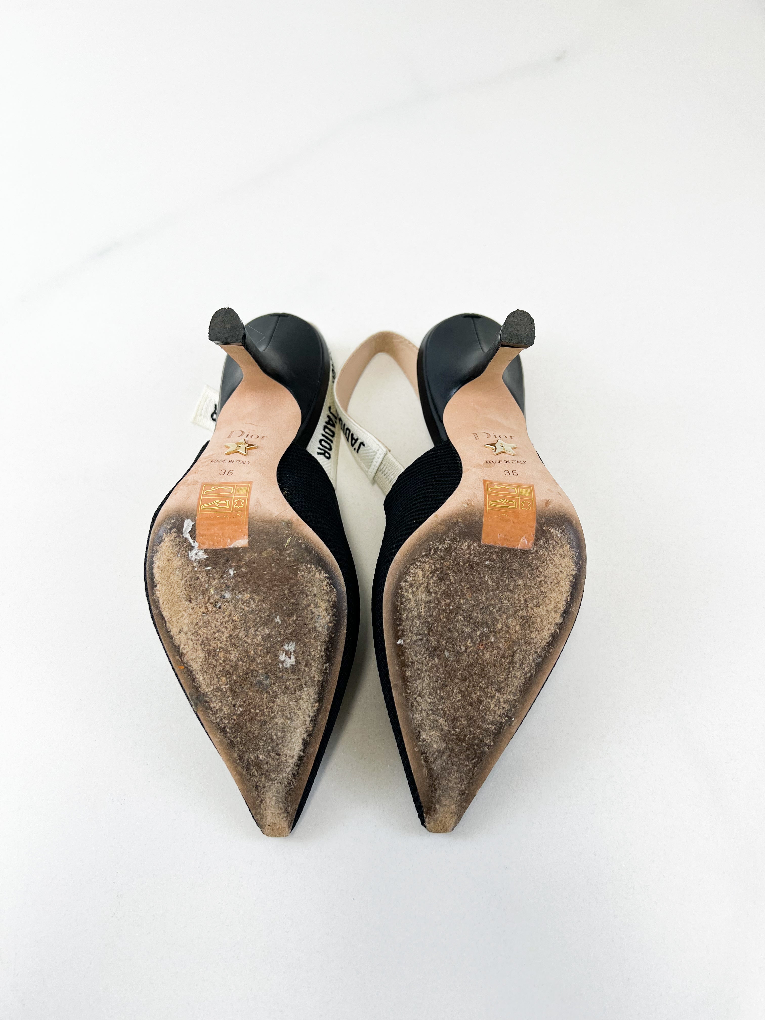 Christian Dior J'adior Slingback Heels Size 36