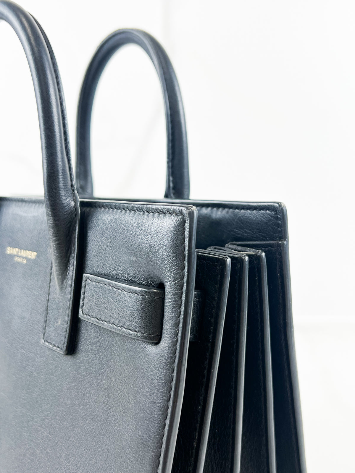 Saint Laurent Black Baby Sac De Jour