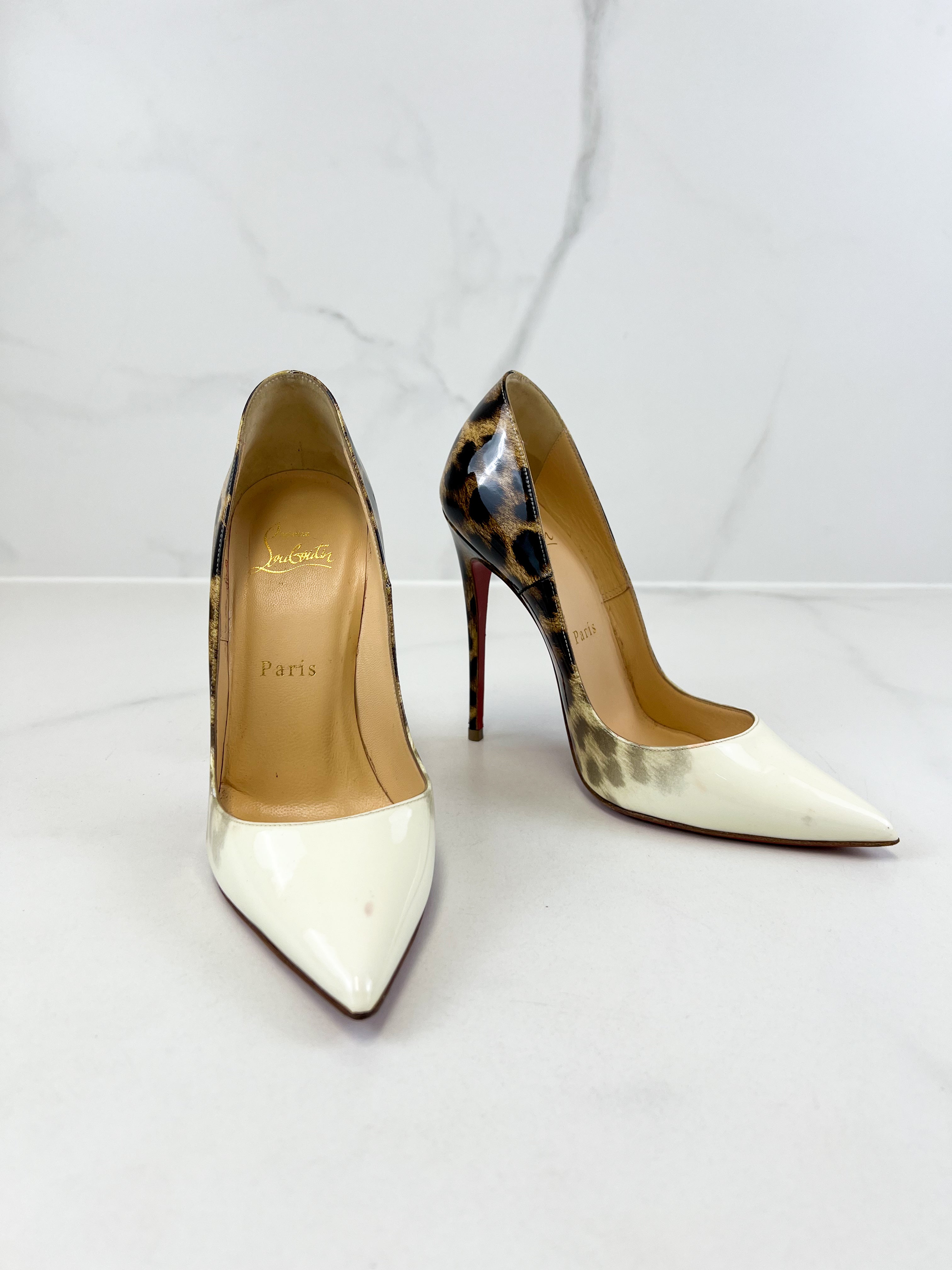Christian Louboutin Leopard So Kate 120 Size 36