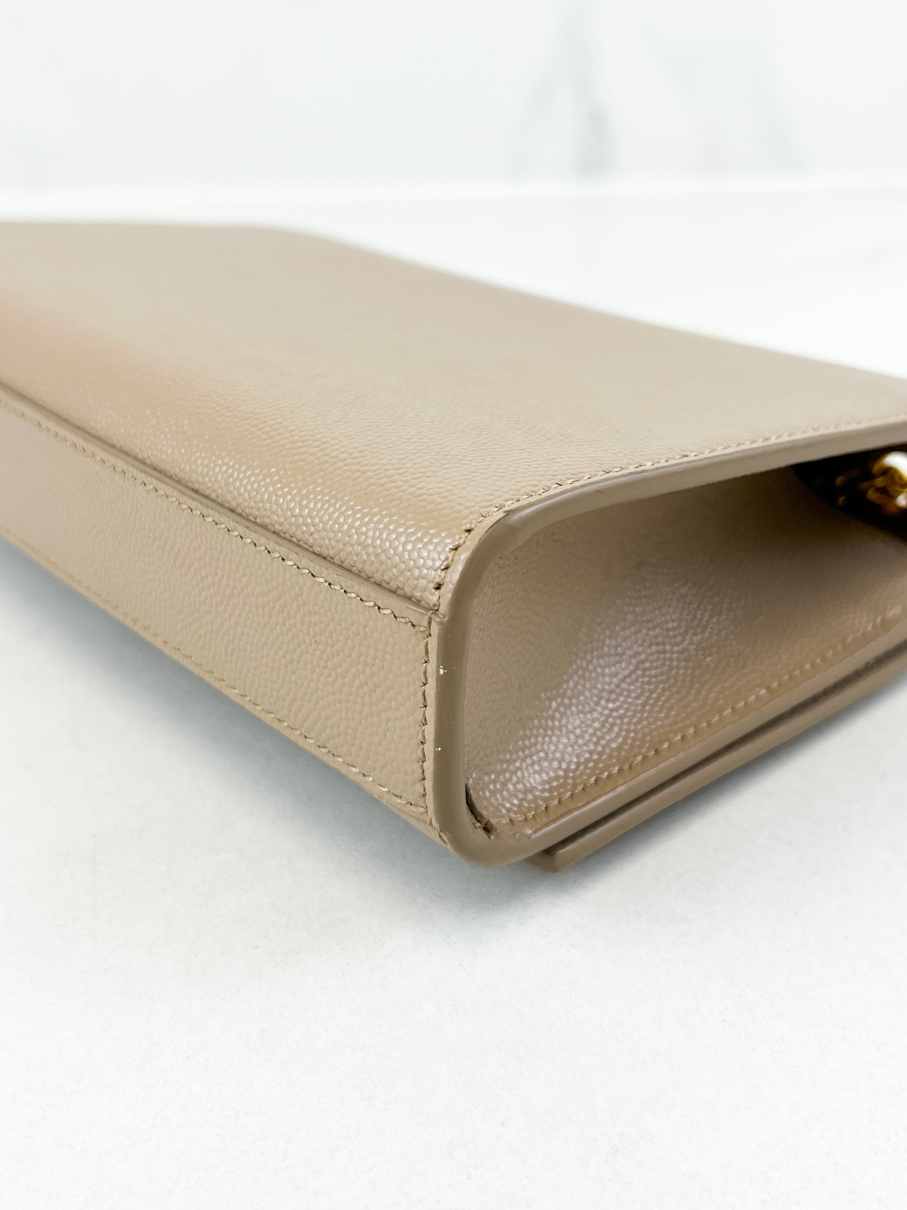 Saint Laurent Kate Small in Grain Embossed Leather