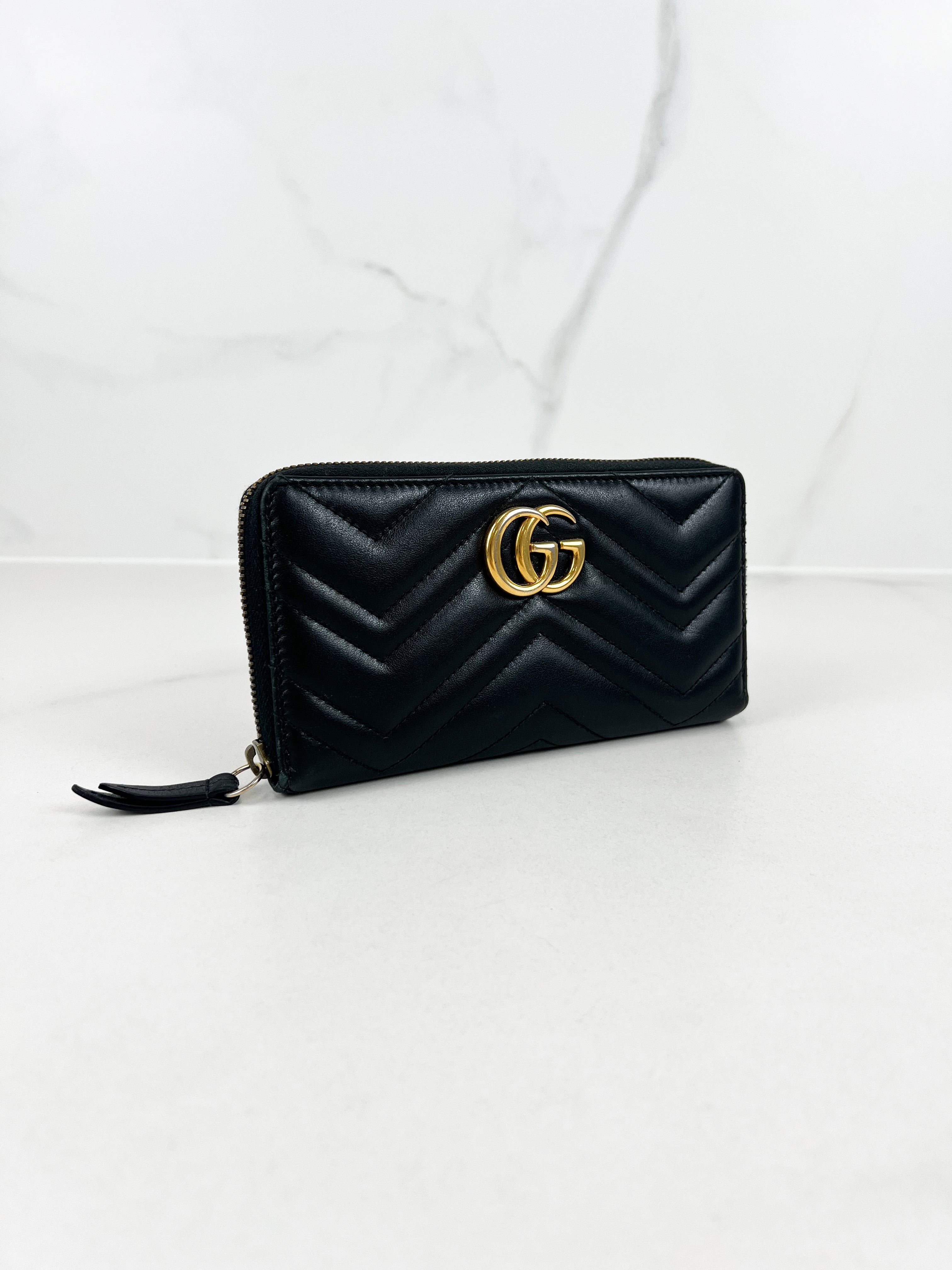 Gucci Marmont Zip Around Wallet
