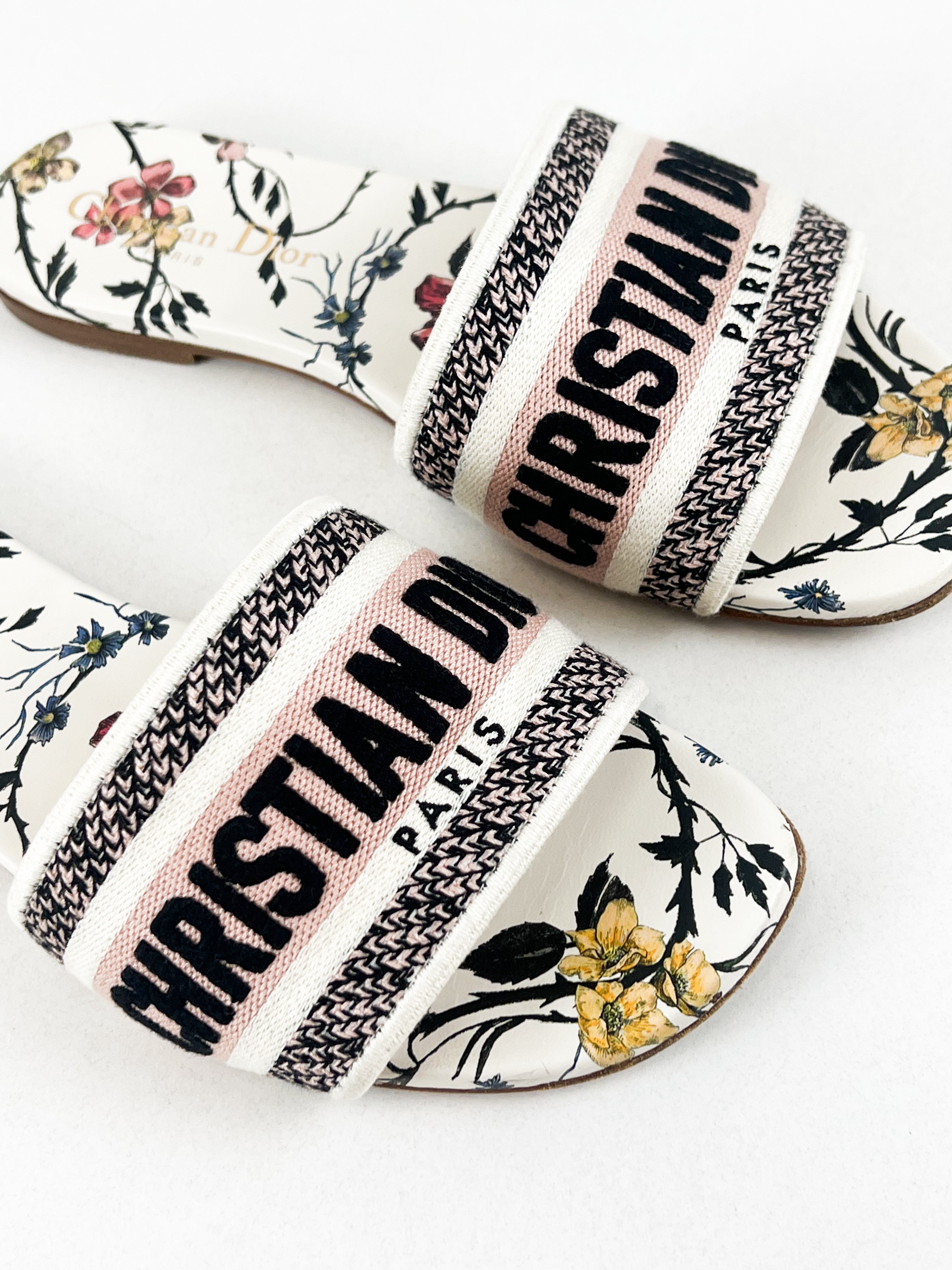 Christian Dior Dway Slides Size 36