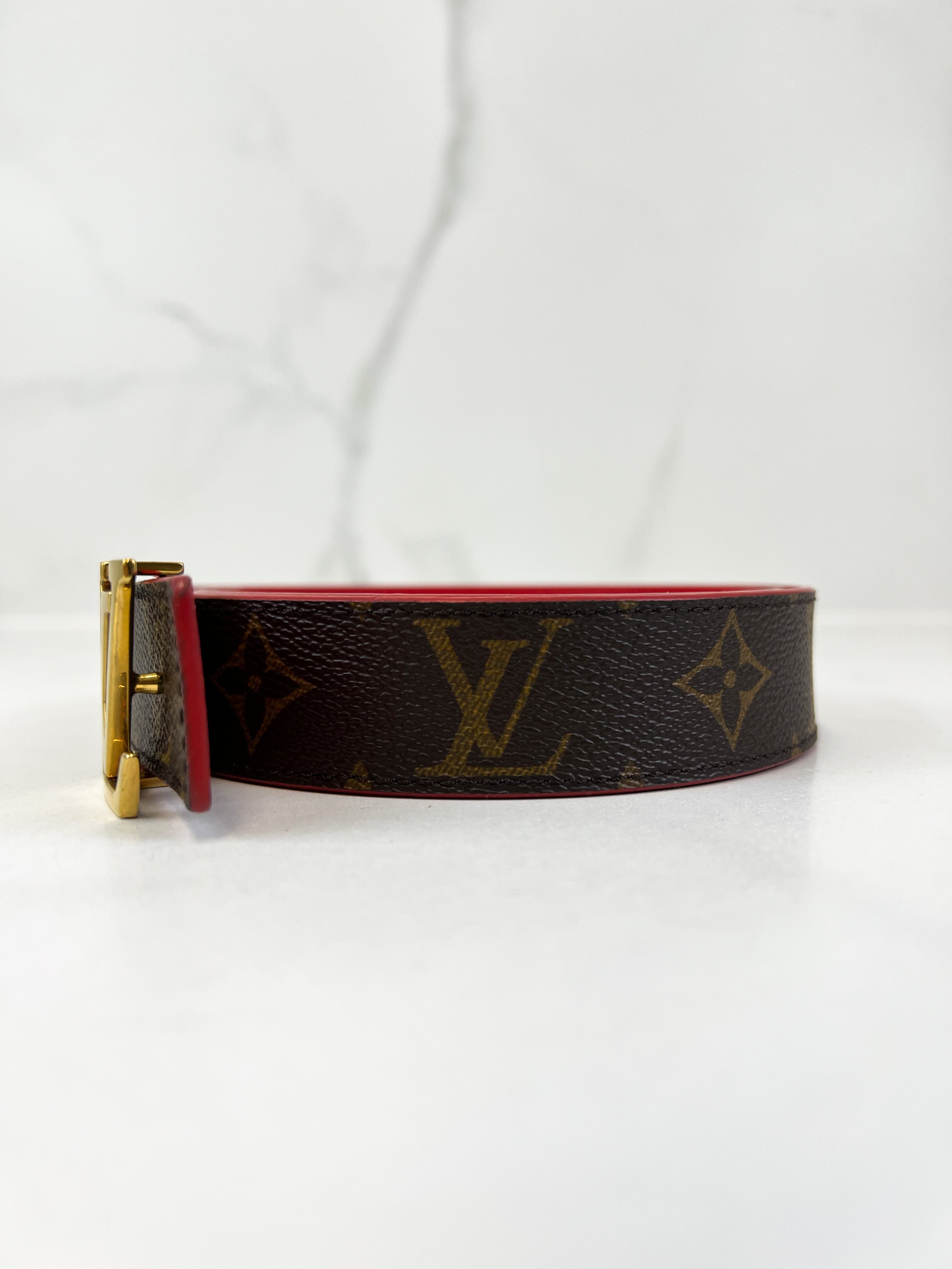 Louis Vuitton 30mm Reversible Belt Size 80