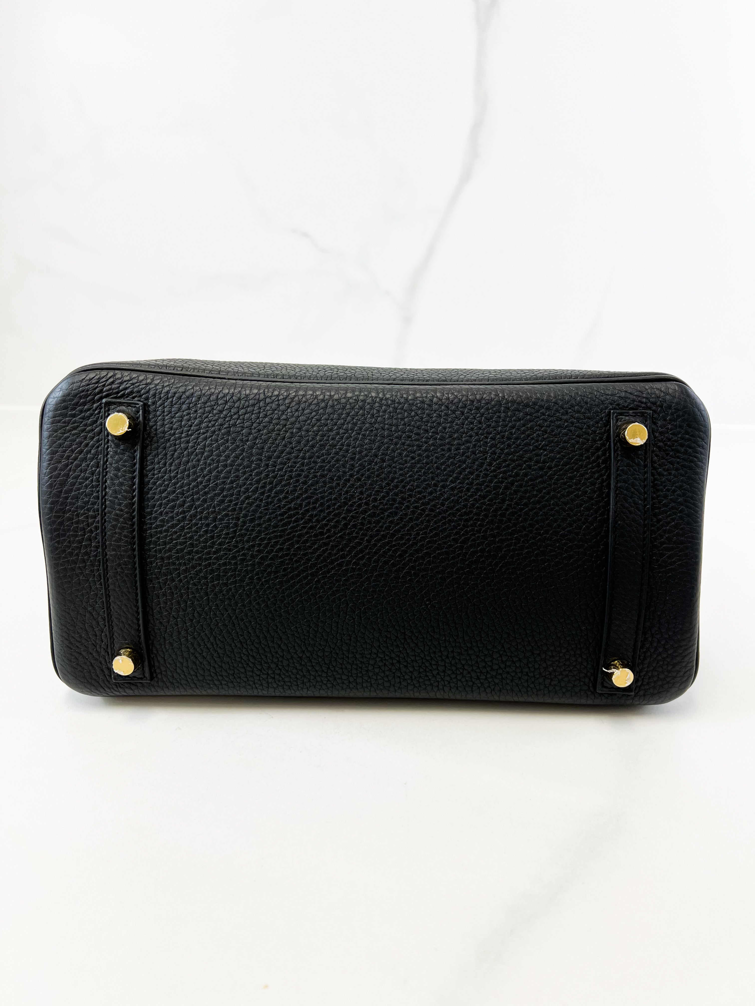Hermes Togo Noir Birkin 30 with GHW