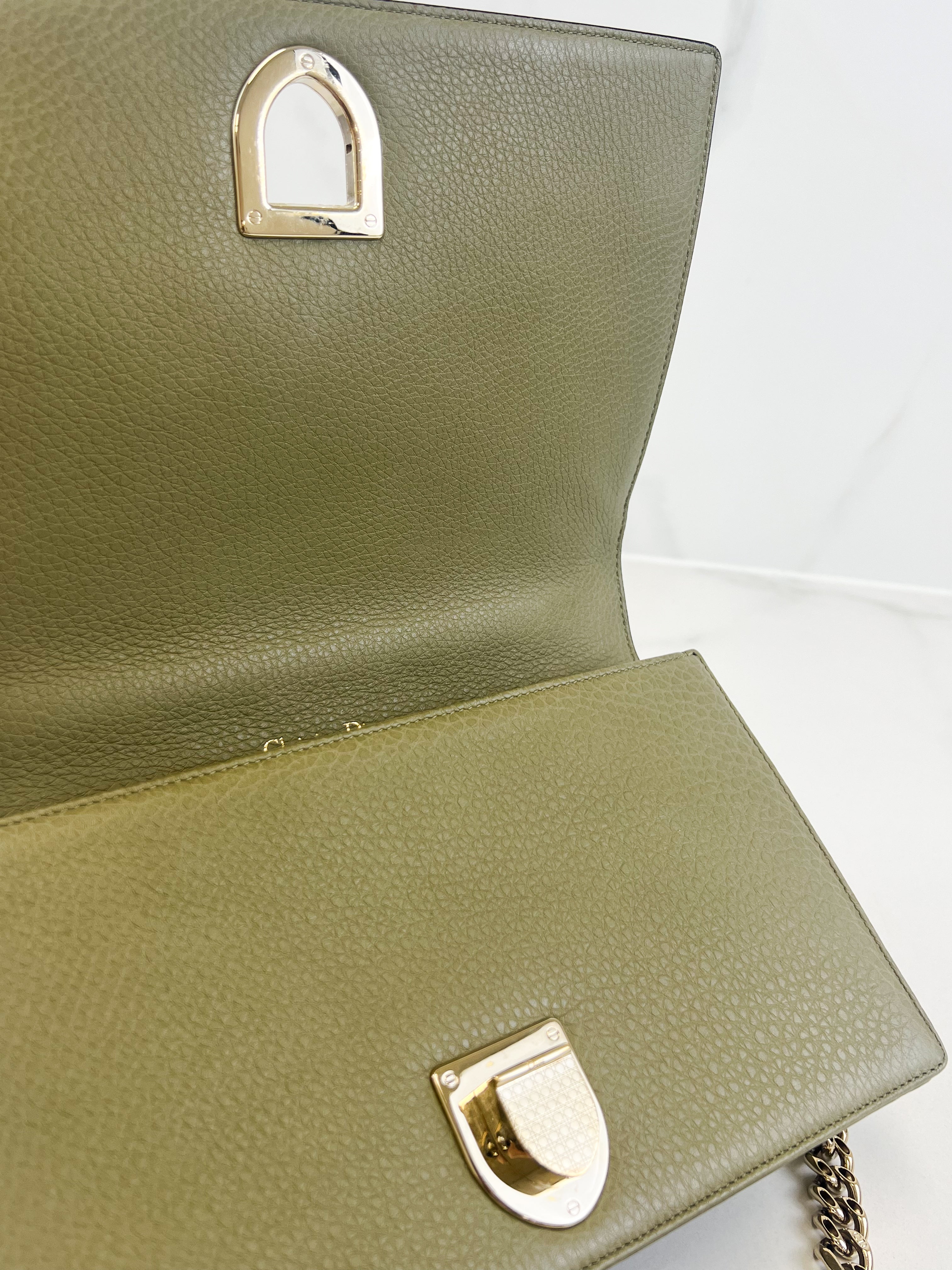 Christian Dior Medium Khaki Diorama