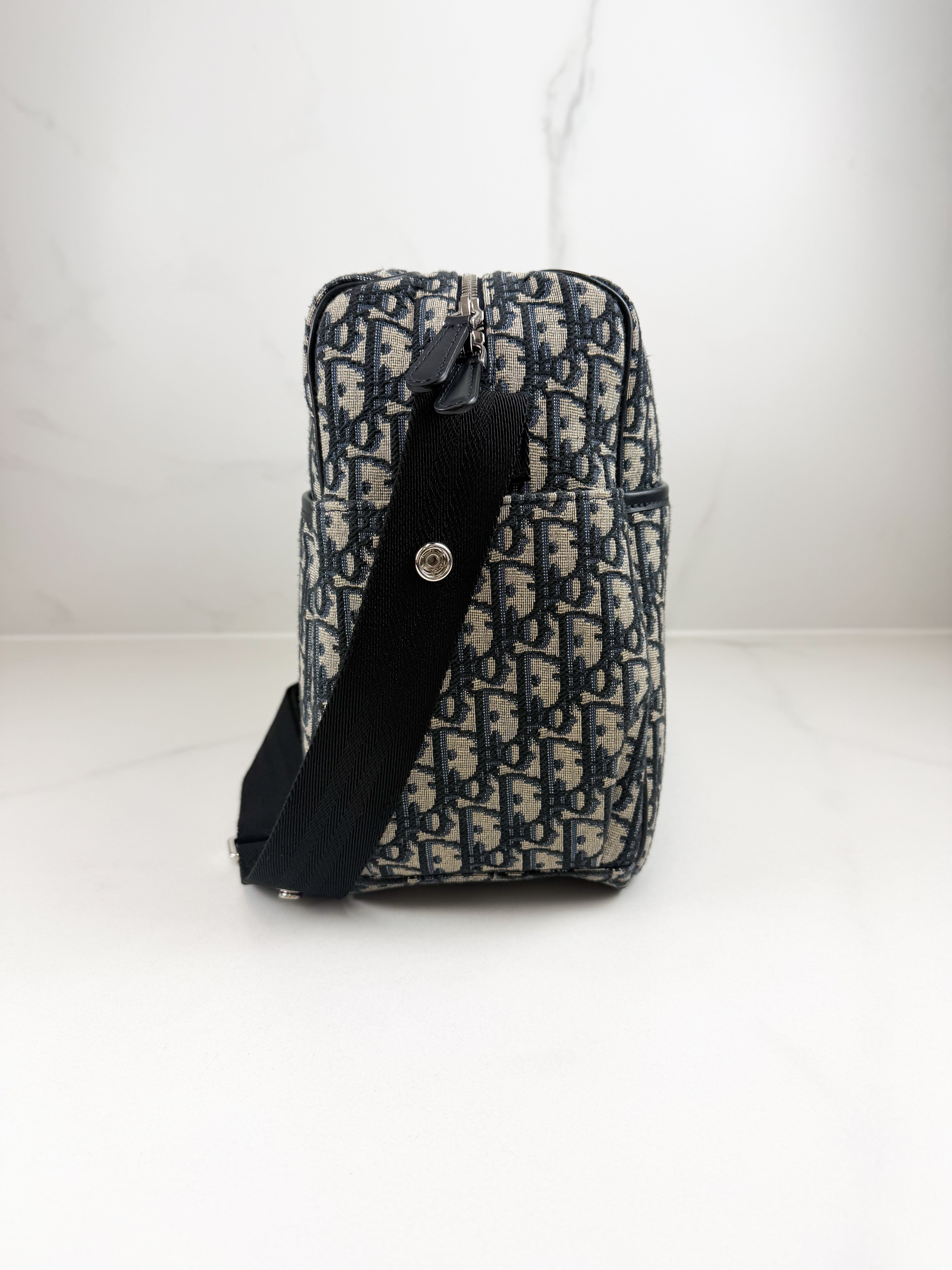 Christian Dior Beige & Black Oblique Changing Bag