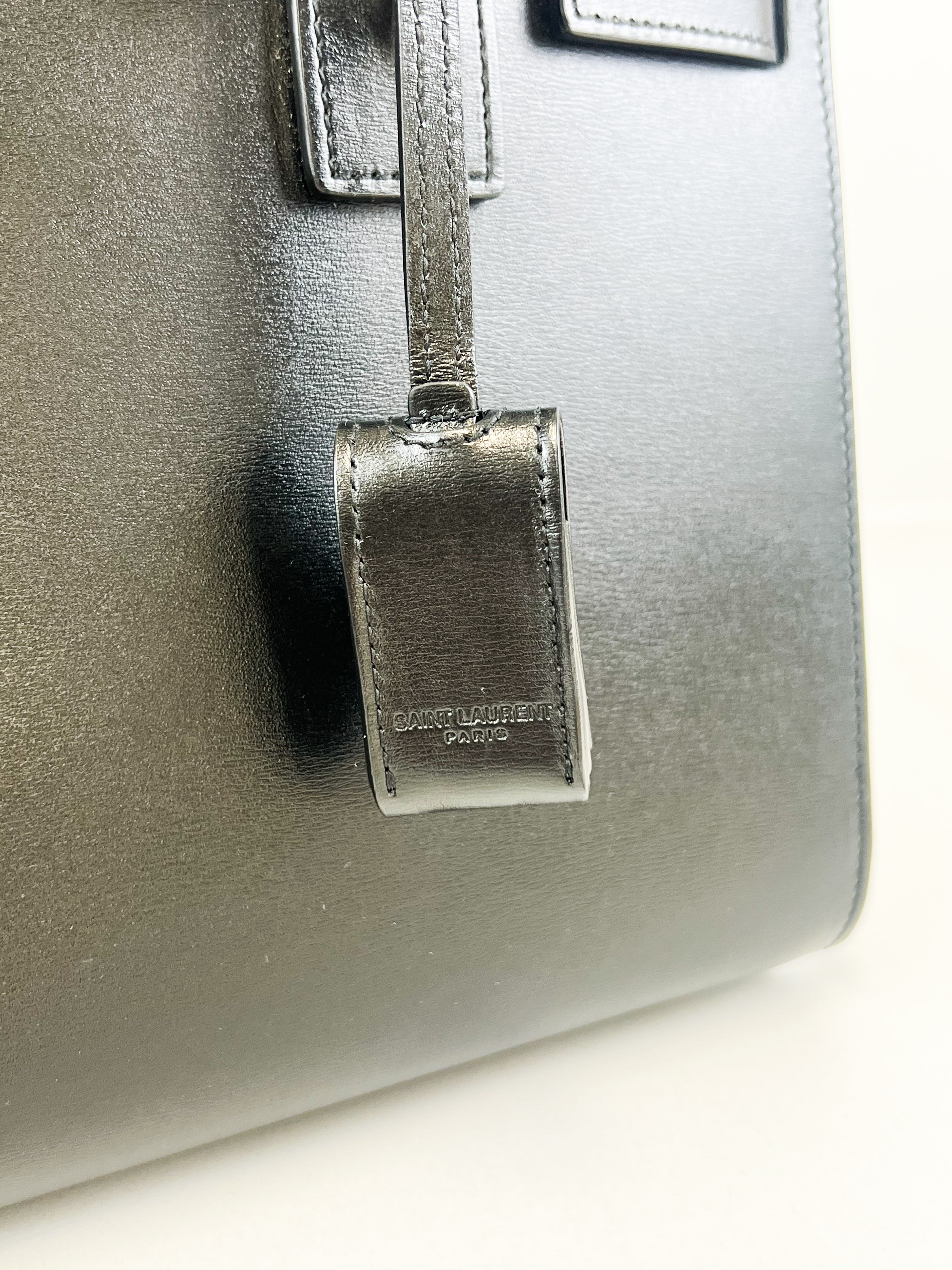 Saint Laurent Baby Classic Black Sac De Jour