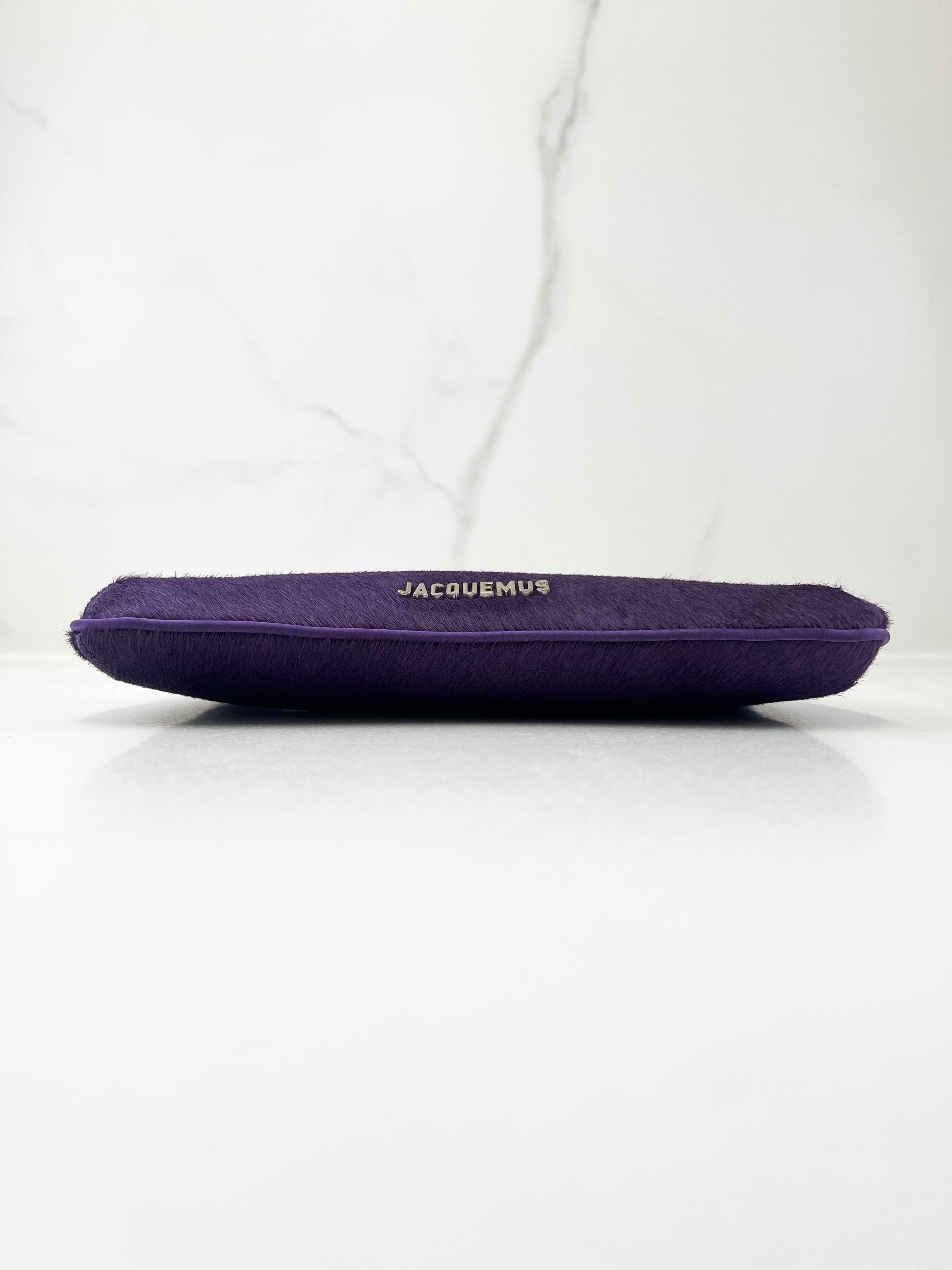 Jacquemus The Bisou Perle Shoulder Bag in Purple