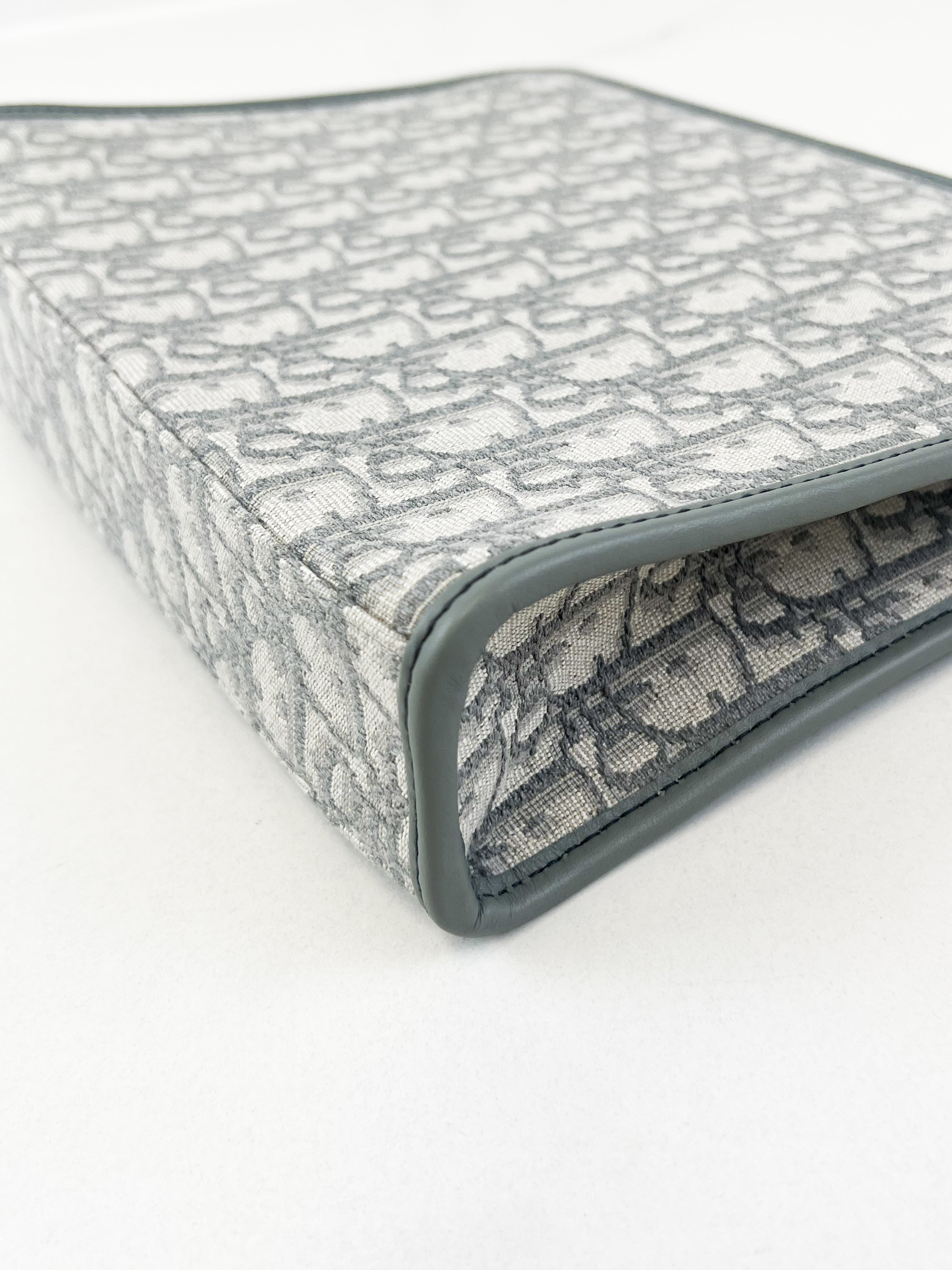 Christian Dior Embroidered Oblique Pouch