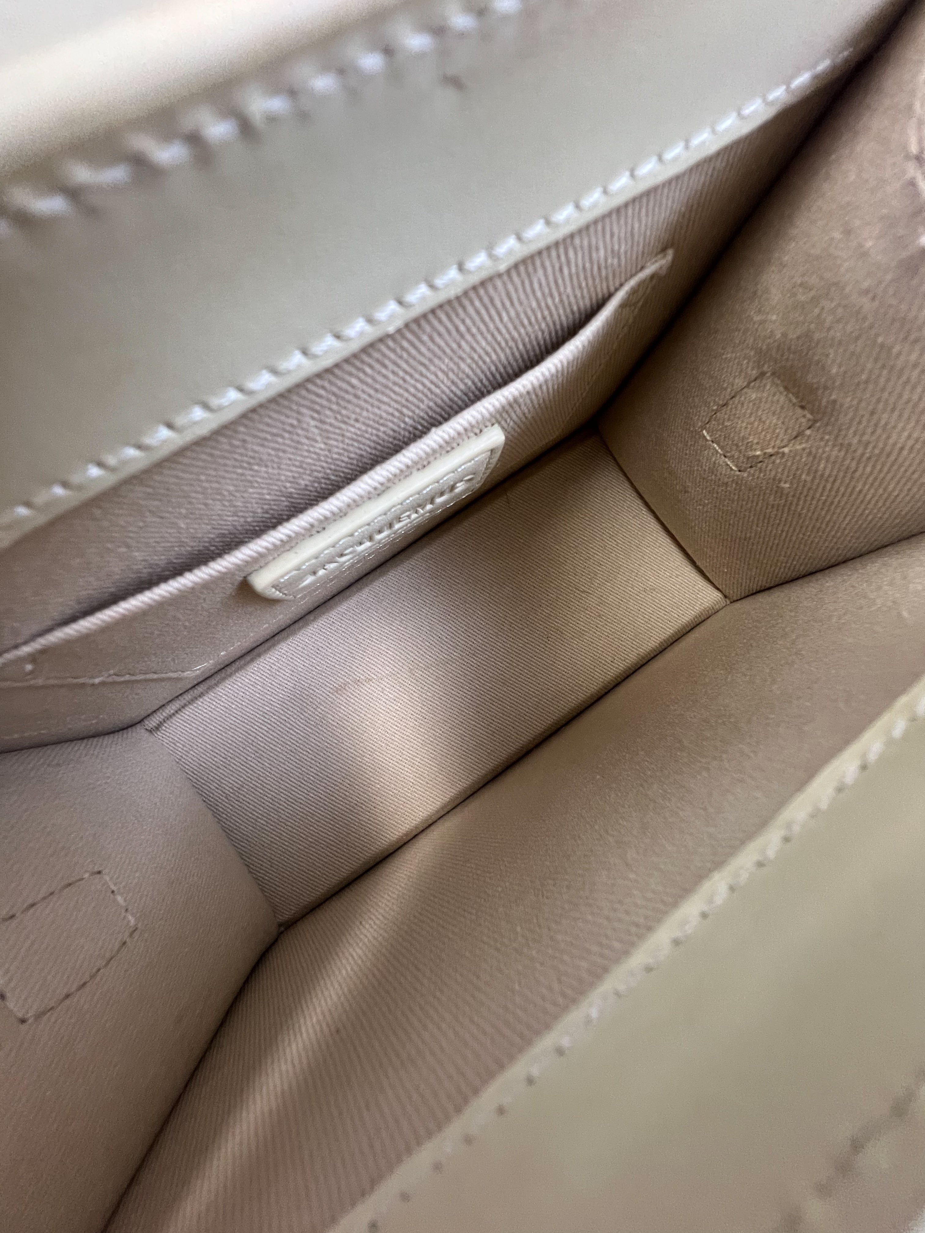 Jacquemus Ivory Le Chiquito Leather Crossbody