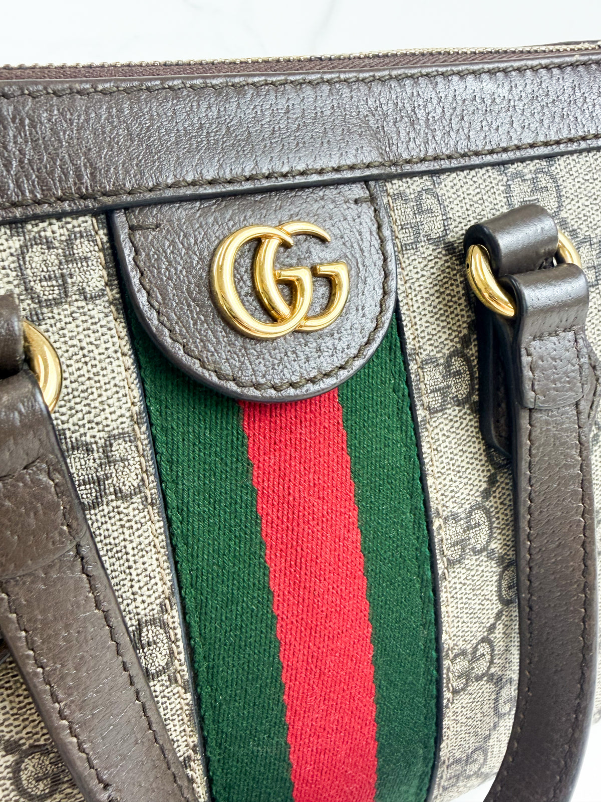 Gucci Small GG Supreme Ophidia Tote Bag