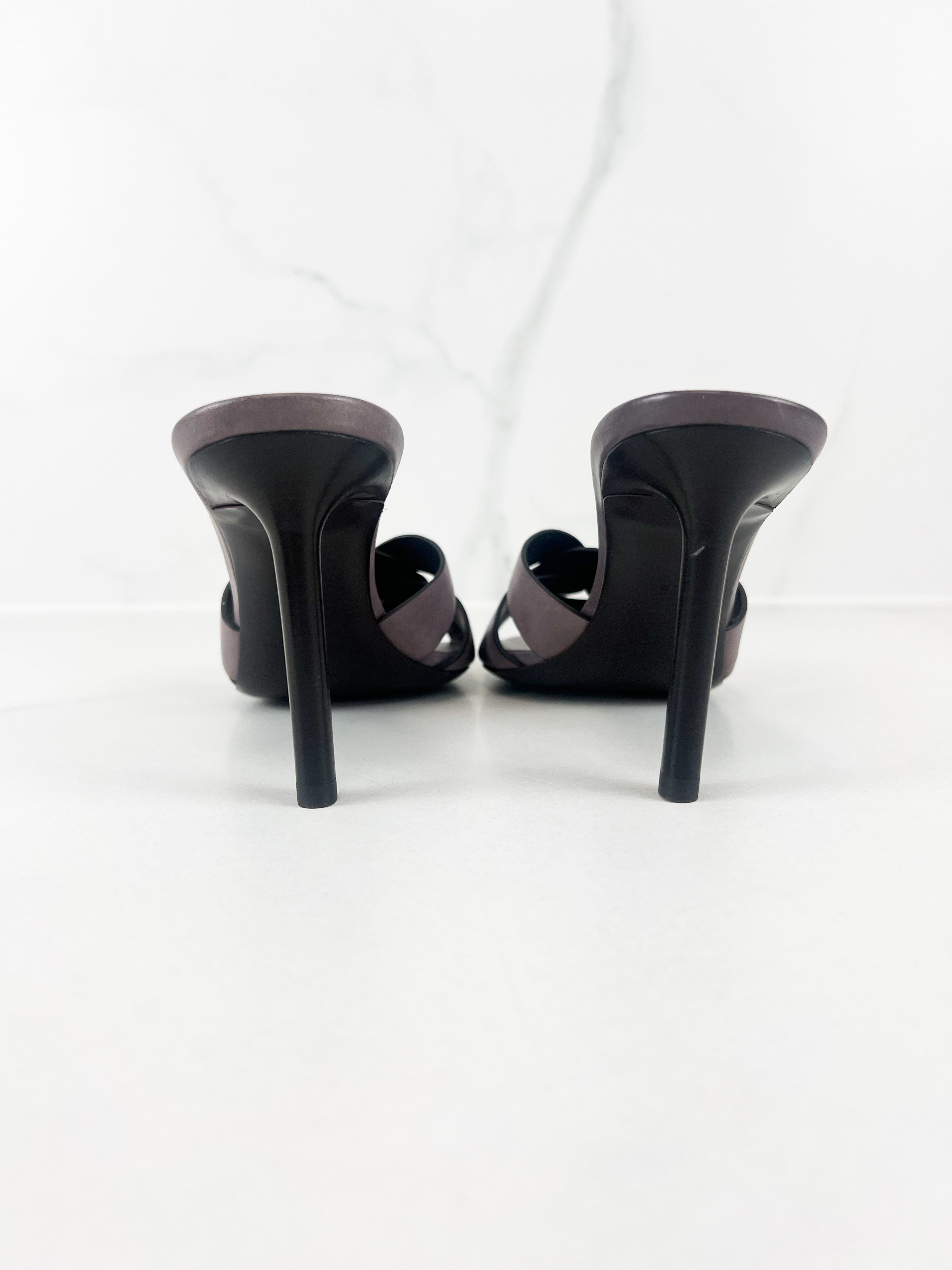 Saint Laurent Purple Tribute Heels in Purple 85mm Size 39