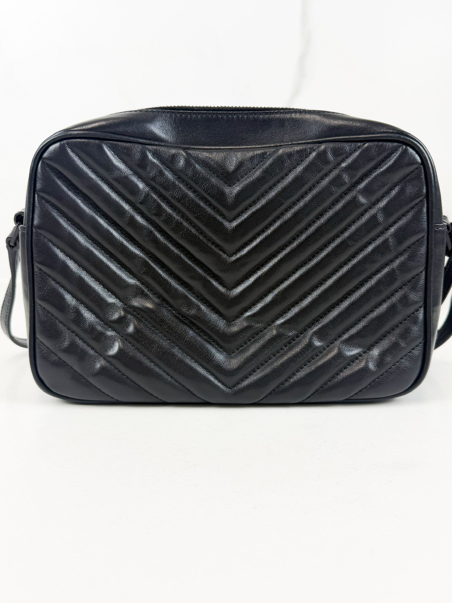 Saint Laurent Black Lou Camera Bag