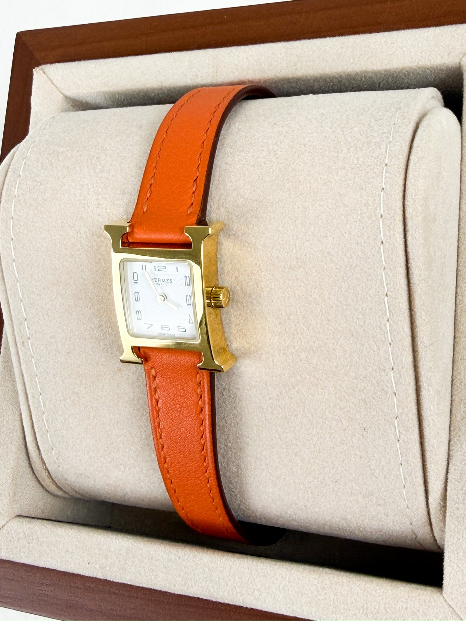 Hermes Mini Heure H Watch - Two Straps Included