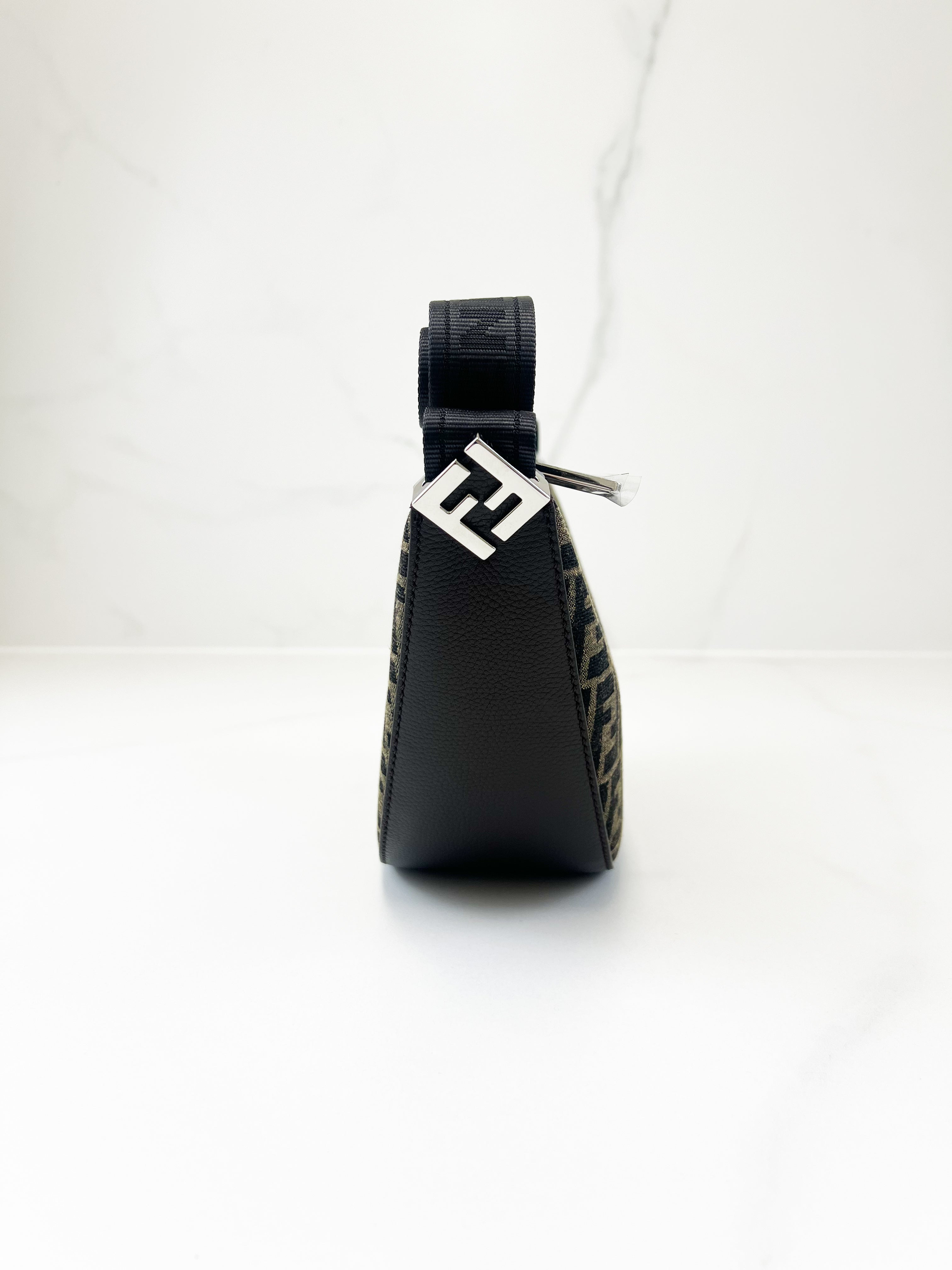Fendi FF Jacquard Small Melon Bag