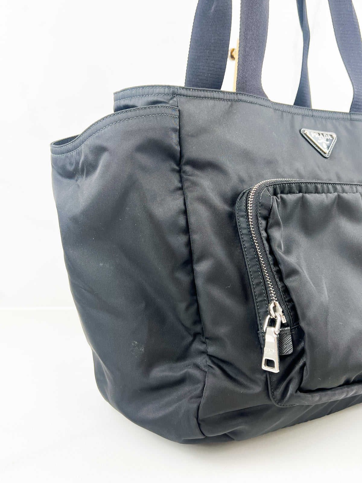 Prada Black Re-Nylon Baby Bag