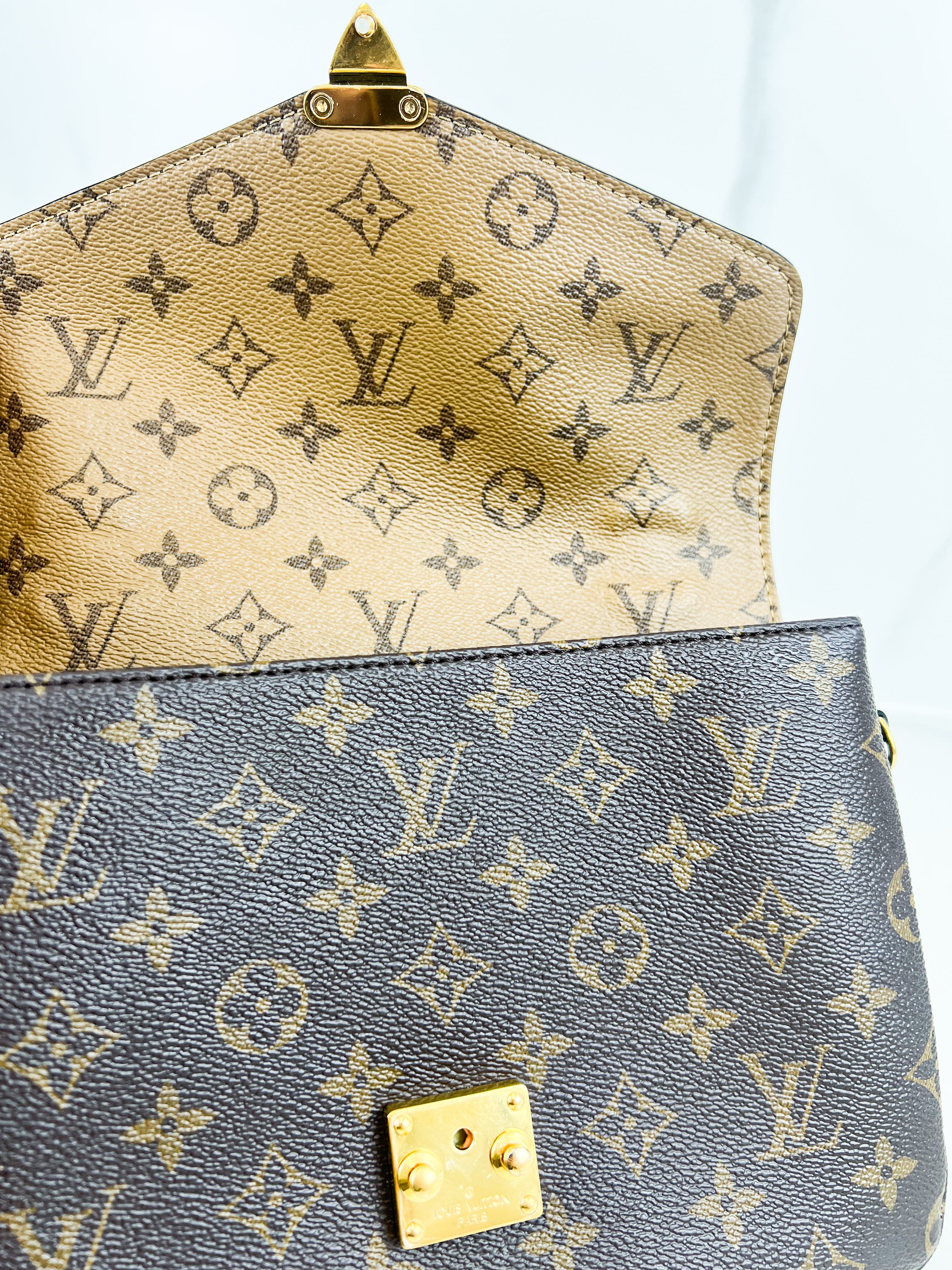Louis Vuitton Monogram Reverse Pochette Metis