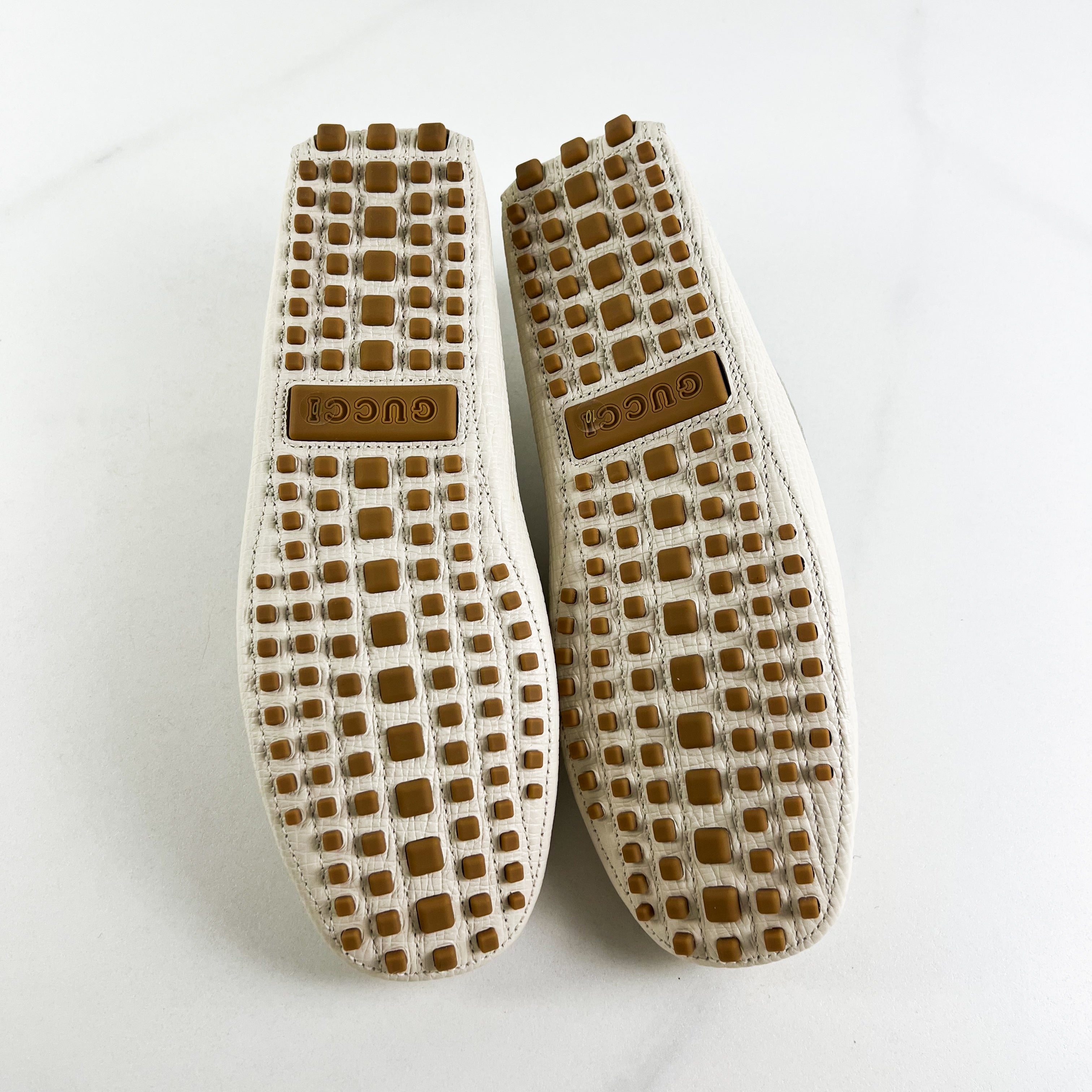 Gucci Men's Horsebit 1953 Loafer in White Size 10