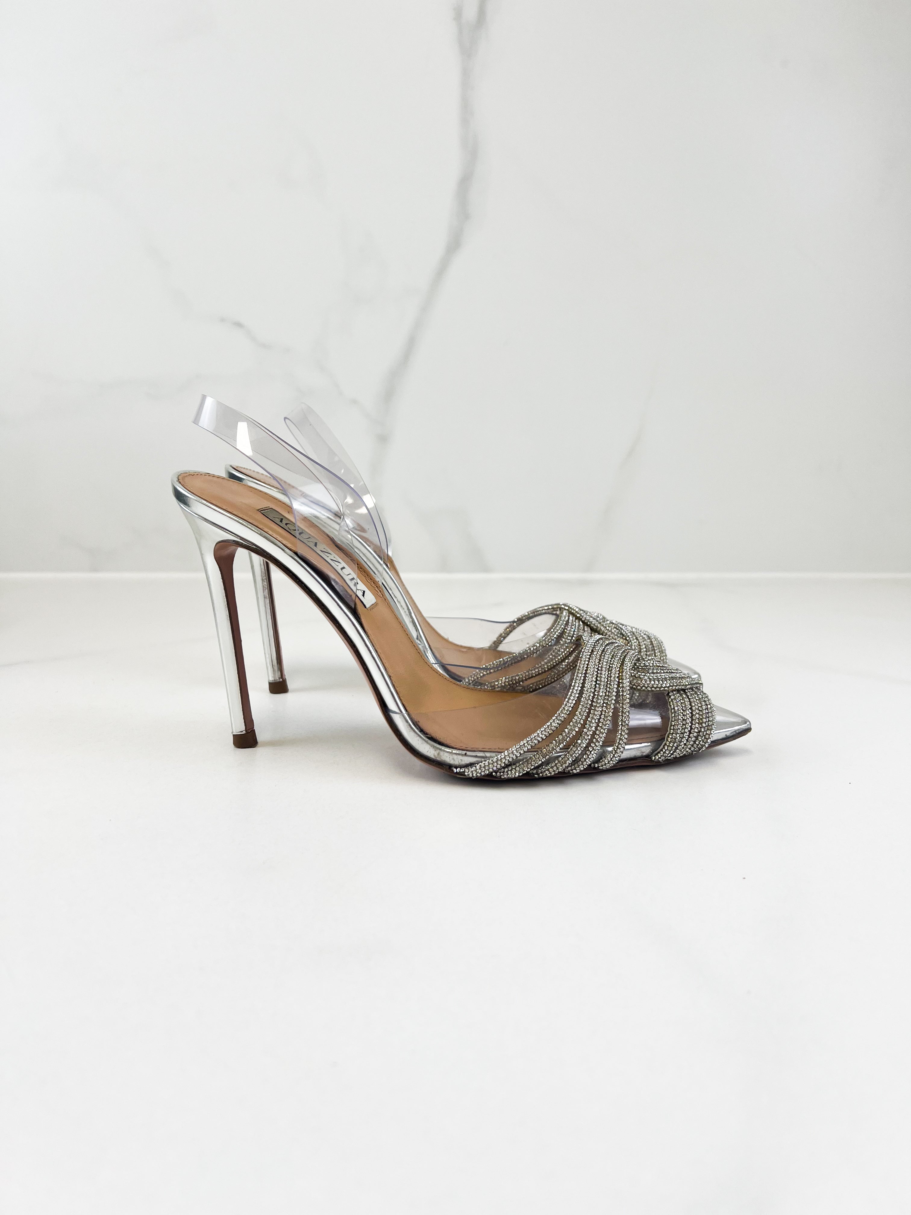 Aquazzura Gatsby Sling 105 Size 36.5