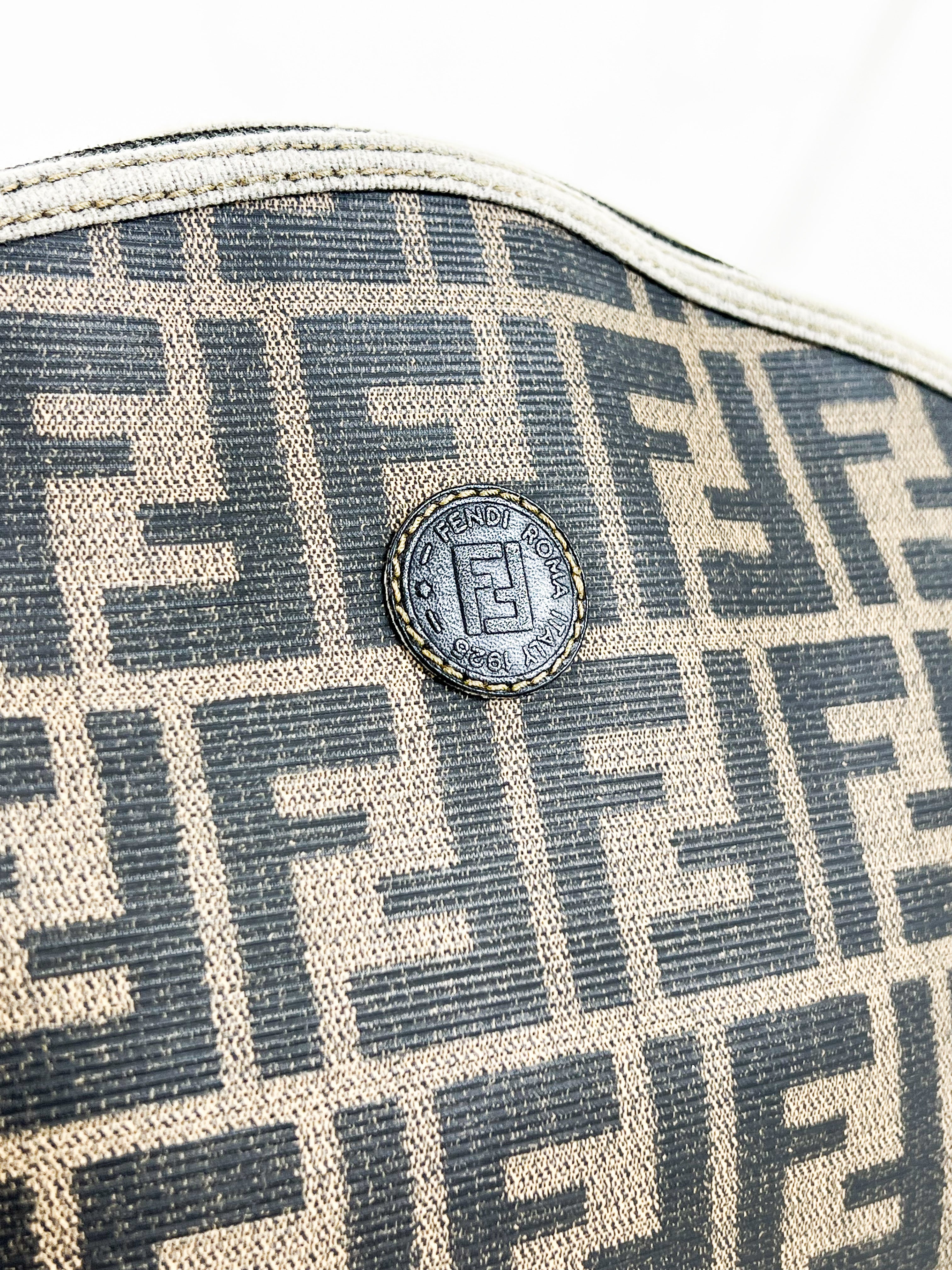 Fendi Coated Canvas Monogram FF Pouch