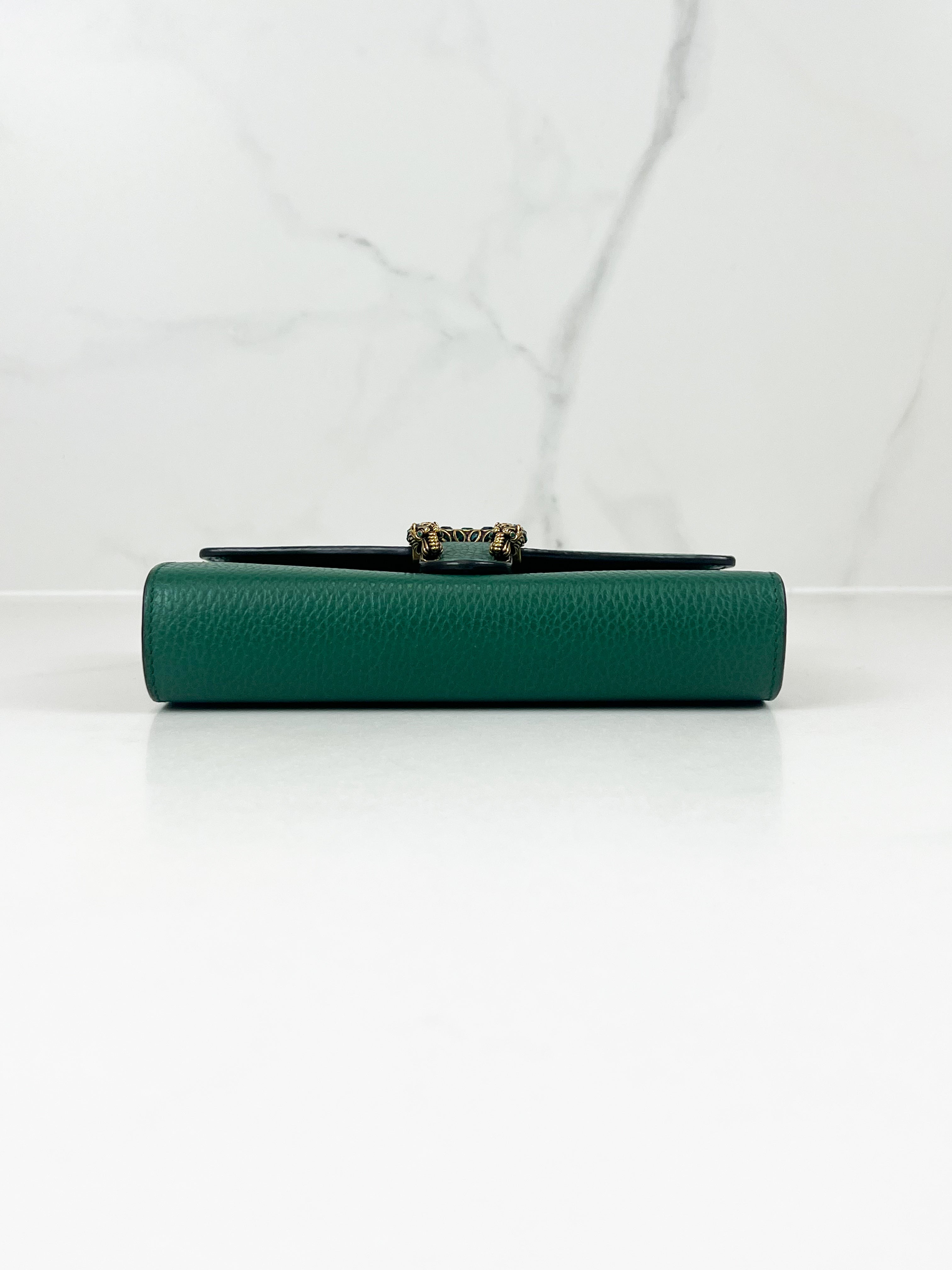 Gucci Green Dionysus Chain Wallet