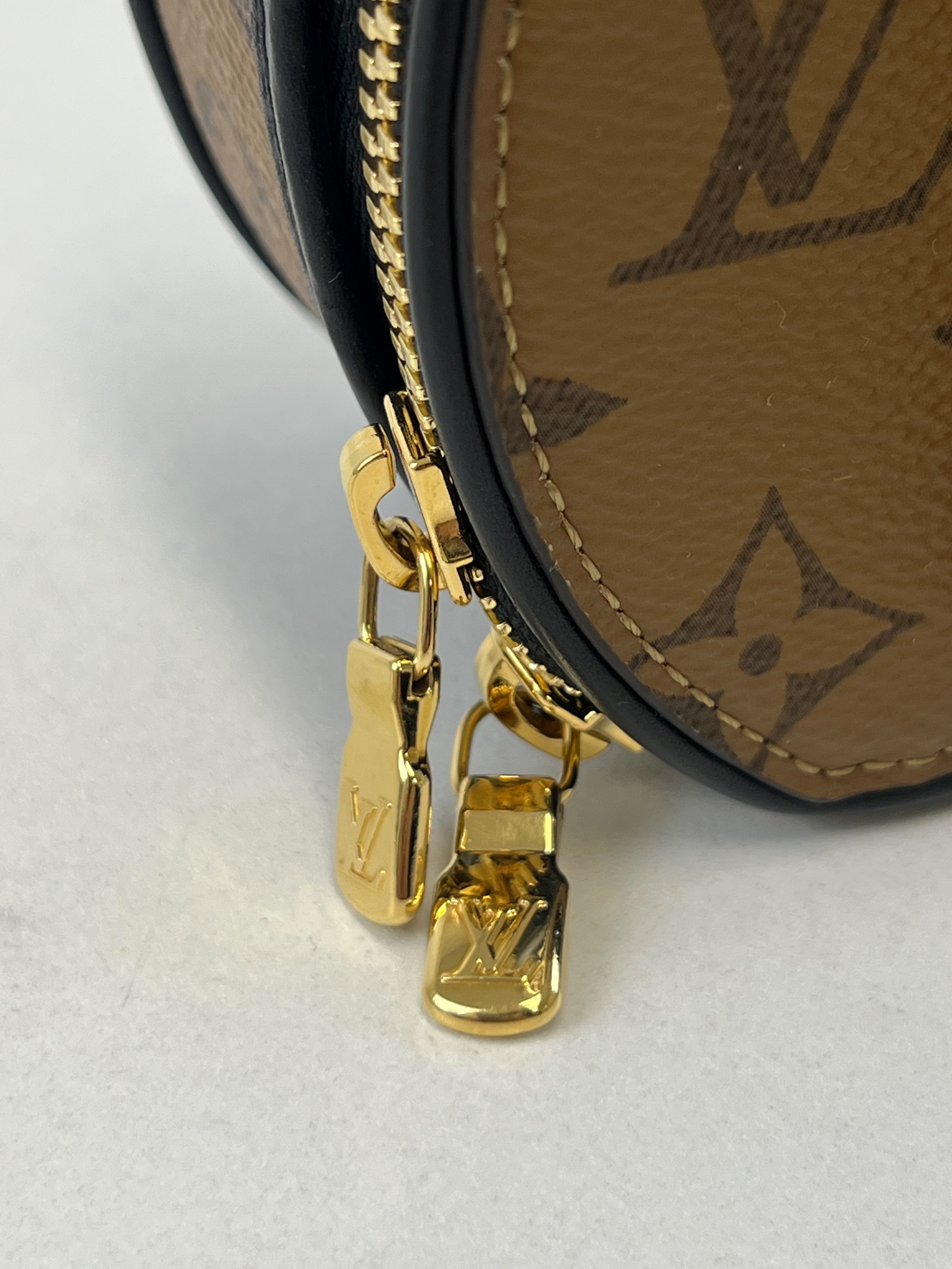 Louis Vuitton Boite Chapeau Mini in Monogram Reverse Canvas