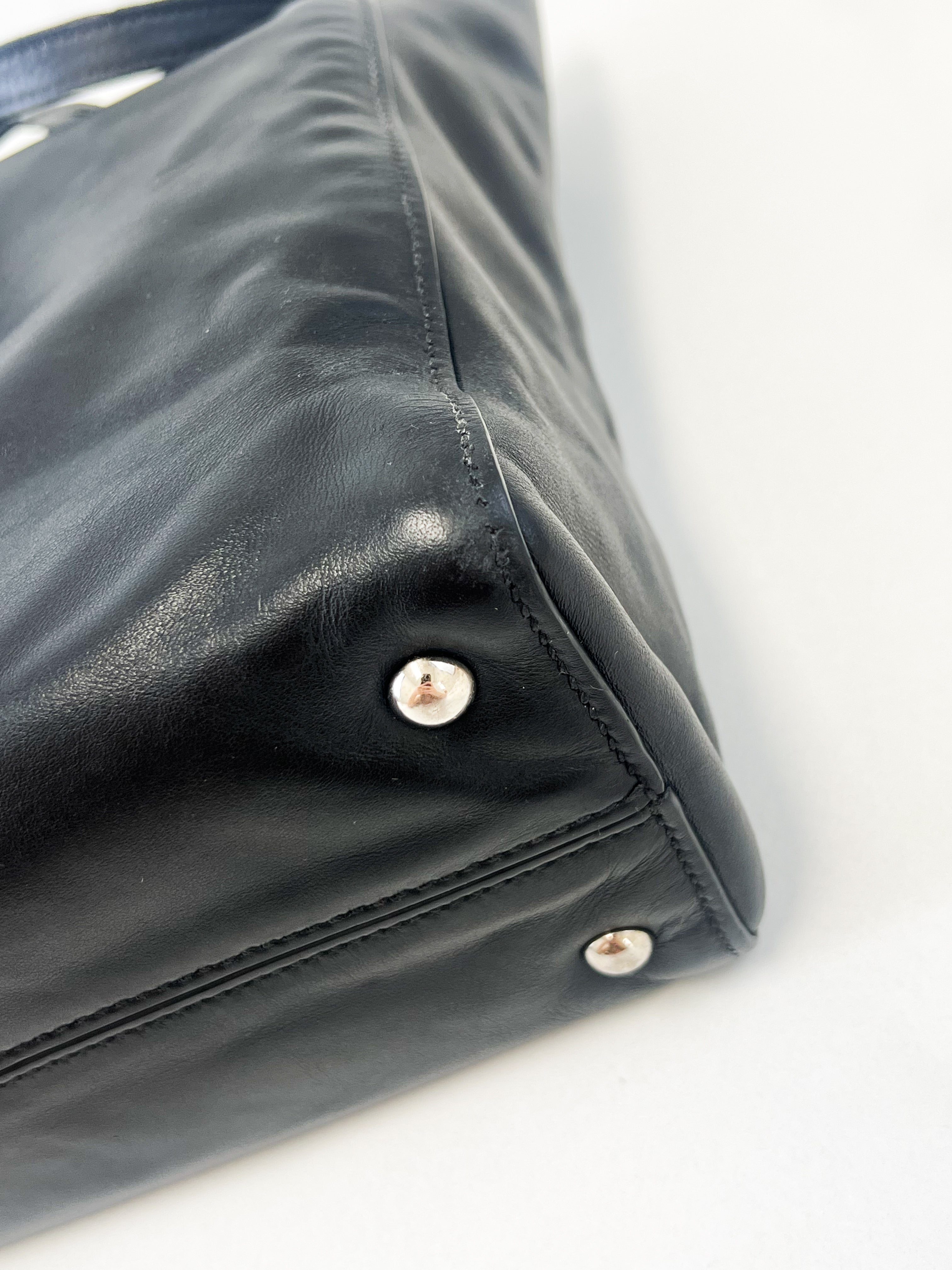 Miu Miu Leather Tote Shoulder Bag