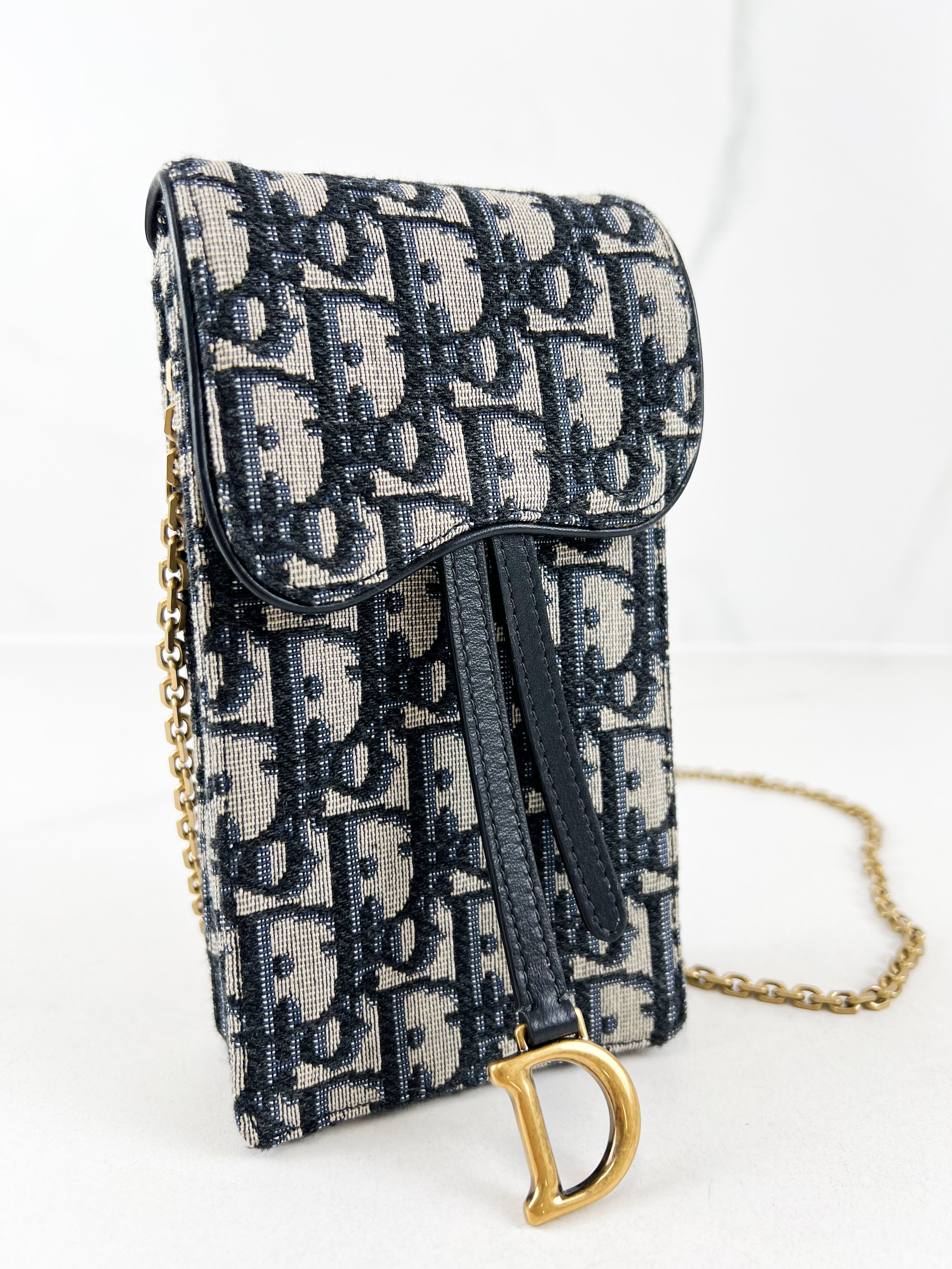 Christian Dior Oblique Vertical Saddle