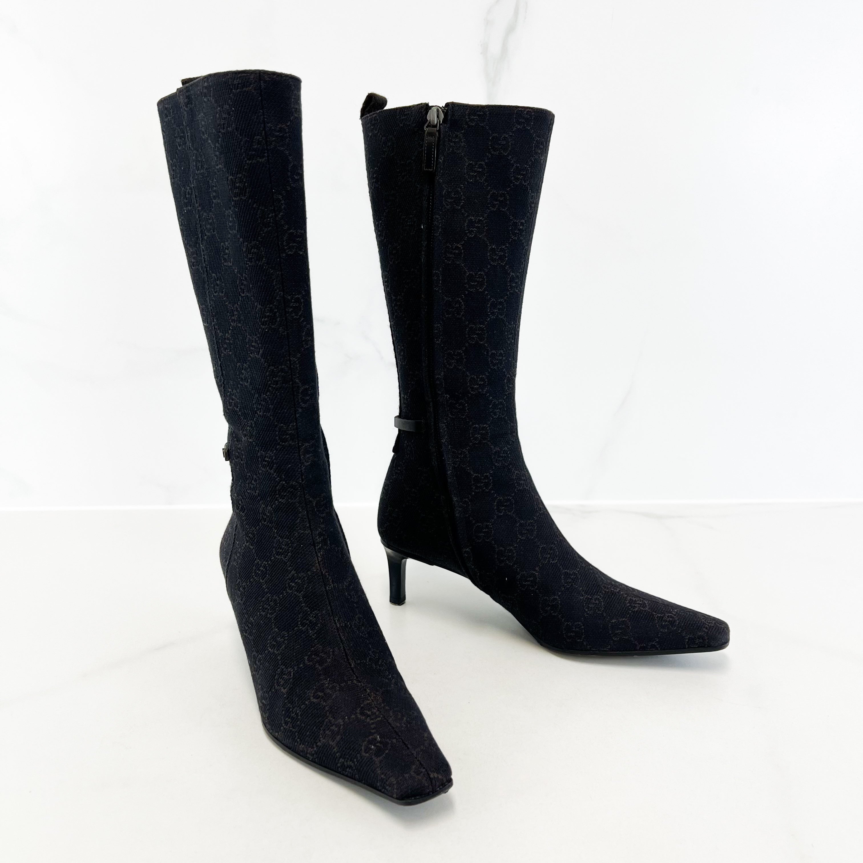 Gucci vintage boots on sale