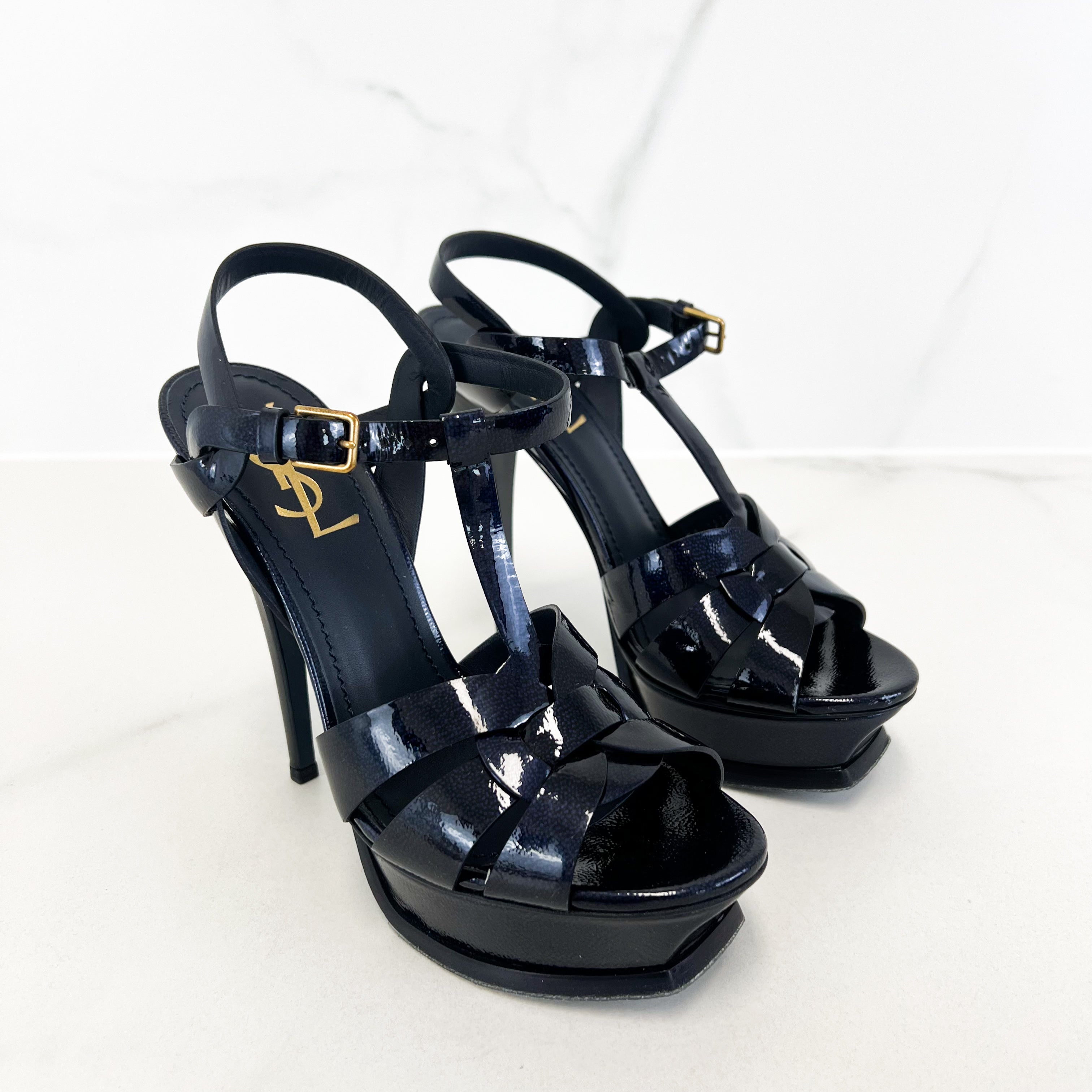 Saint Laurent Patent Tributes 105 Size 37.5