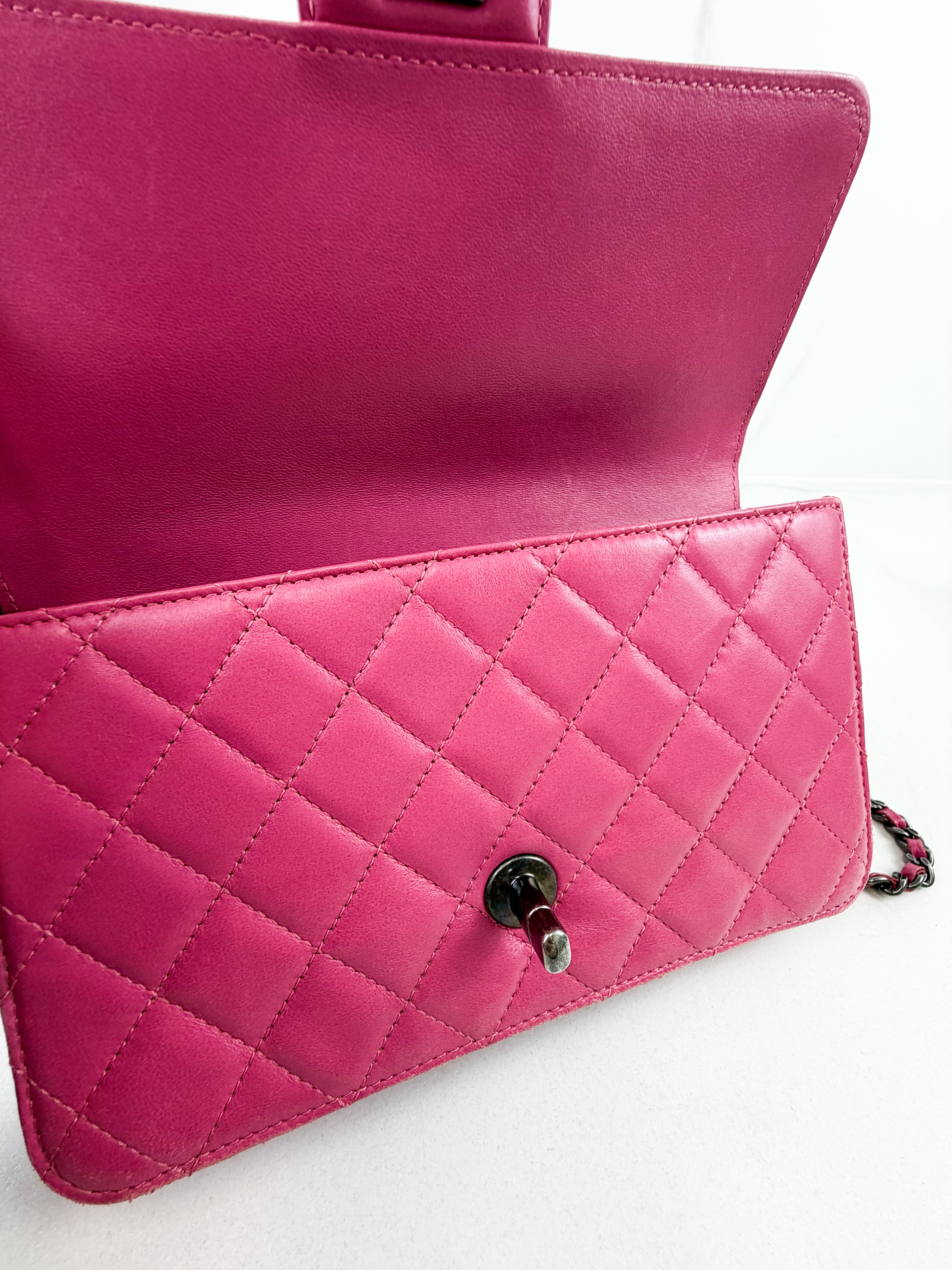 Chanel Crossing Times Flap Bag Pink