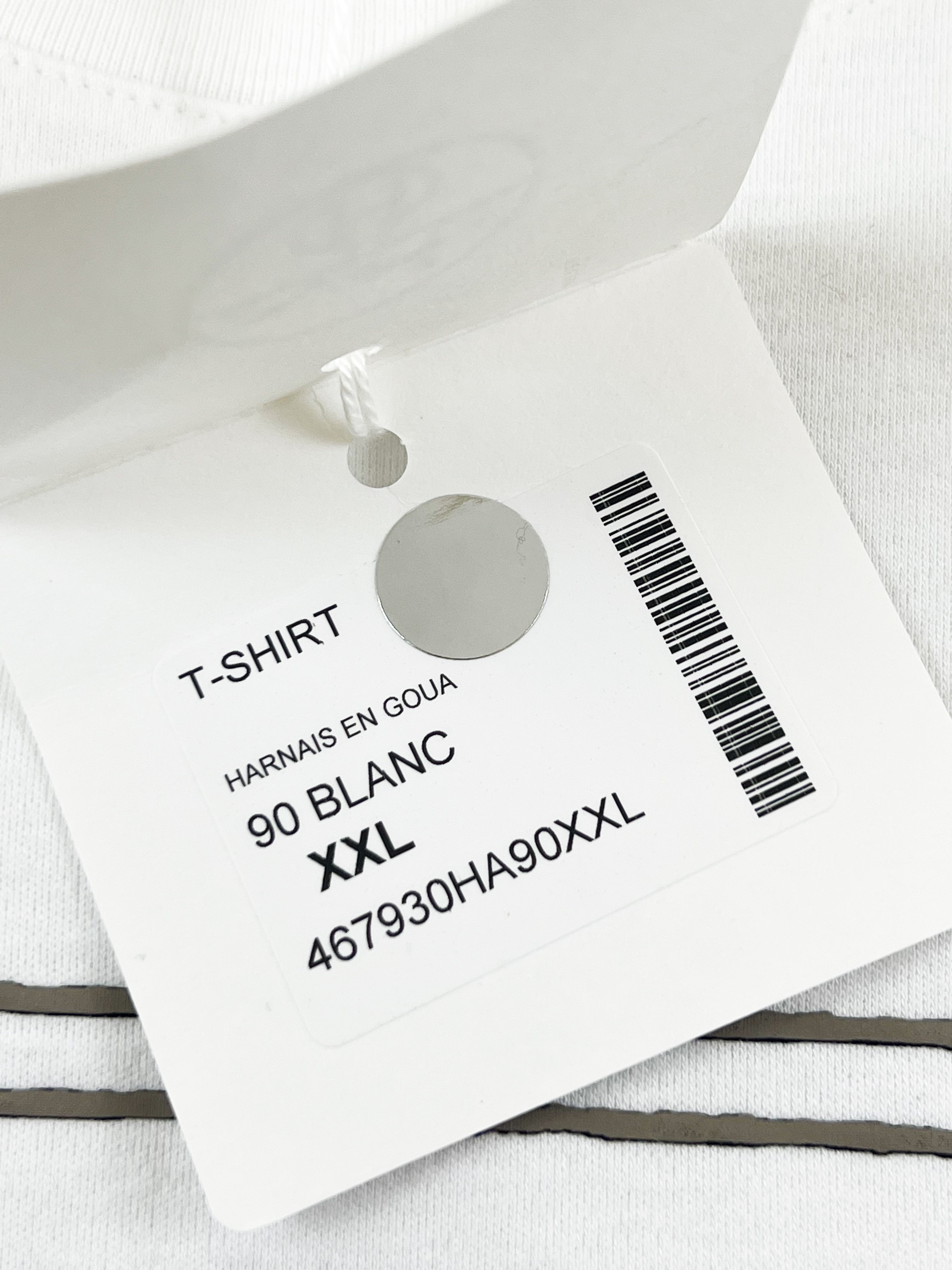 Hermes White T-Shirt Size 2XL