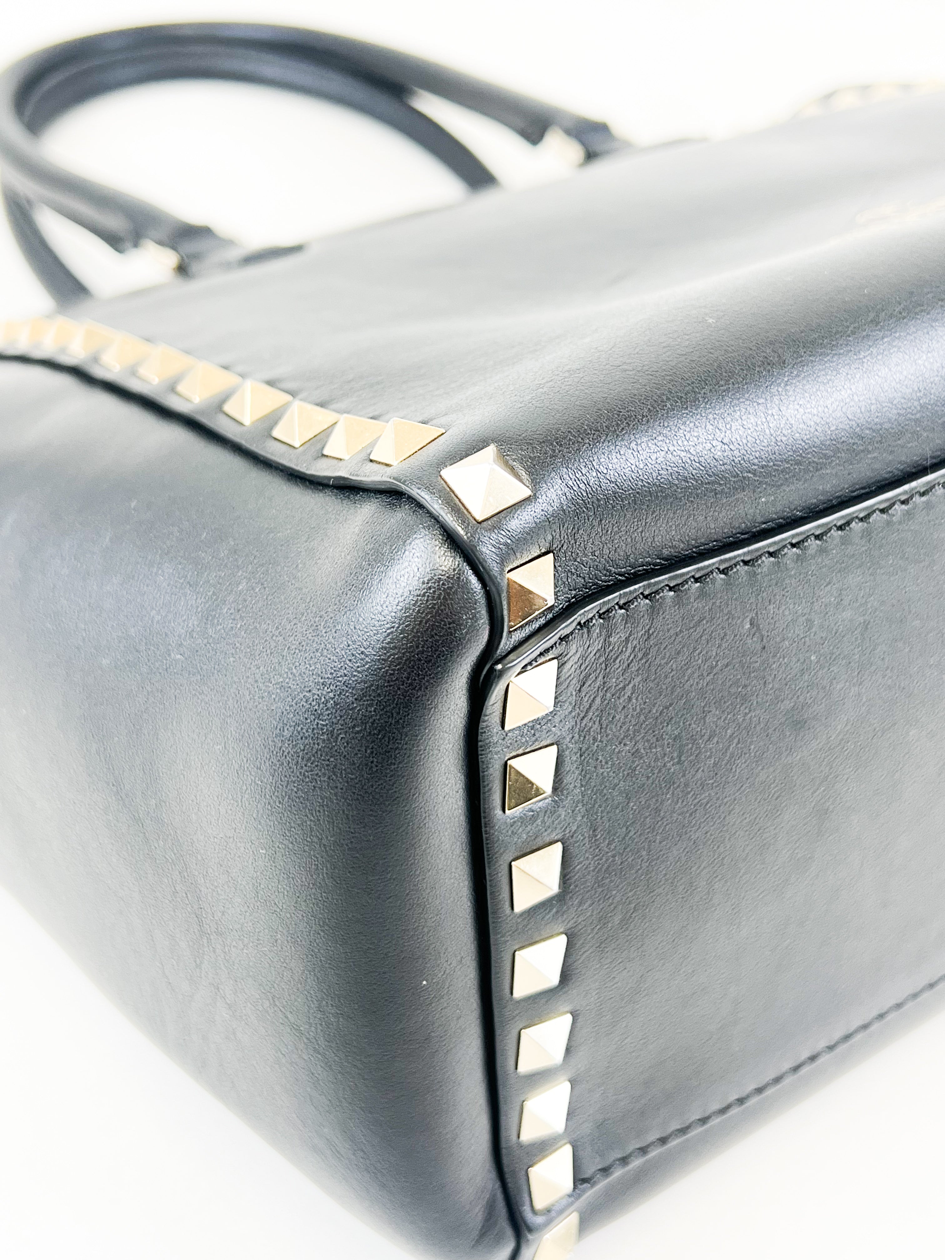 Valentino Garavani Rockstud Leather Tote
