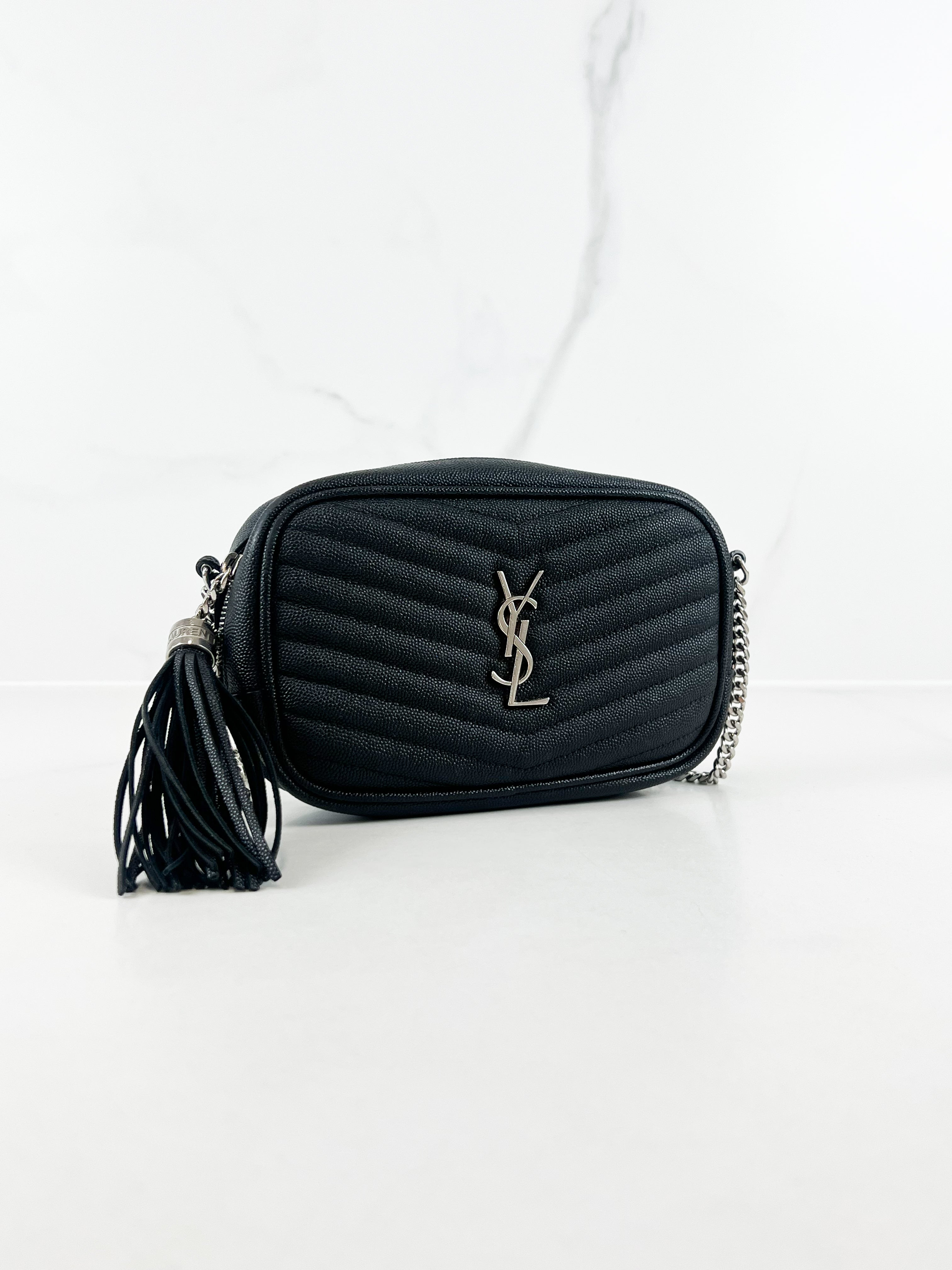 Saint Laurent Mini Lou Camera Bag SHW