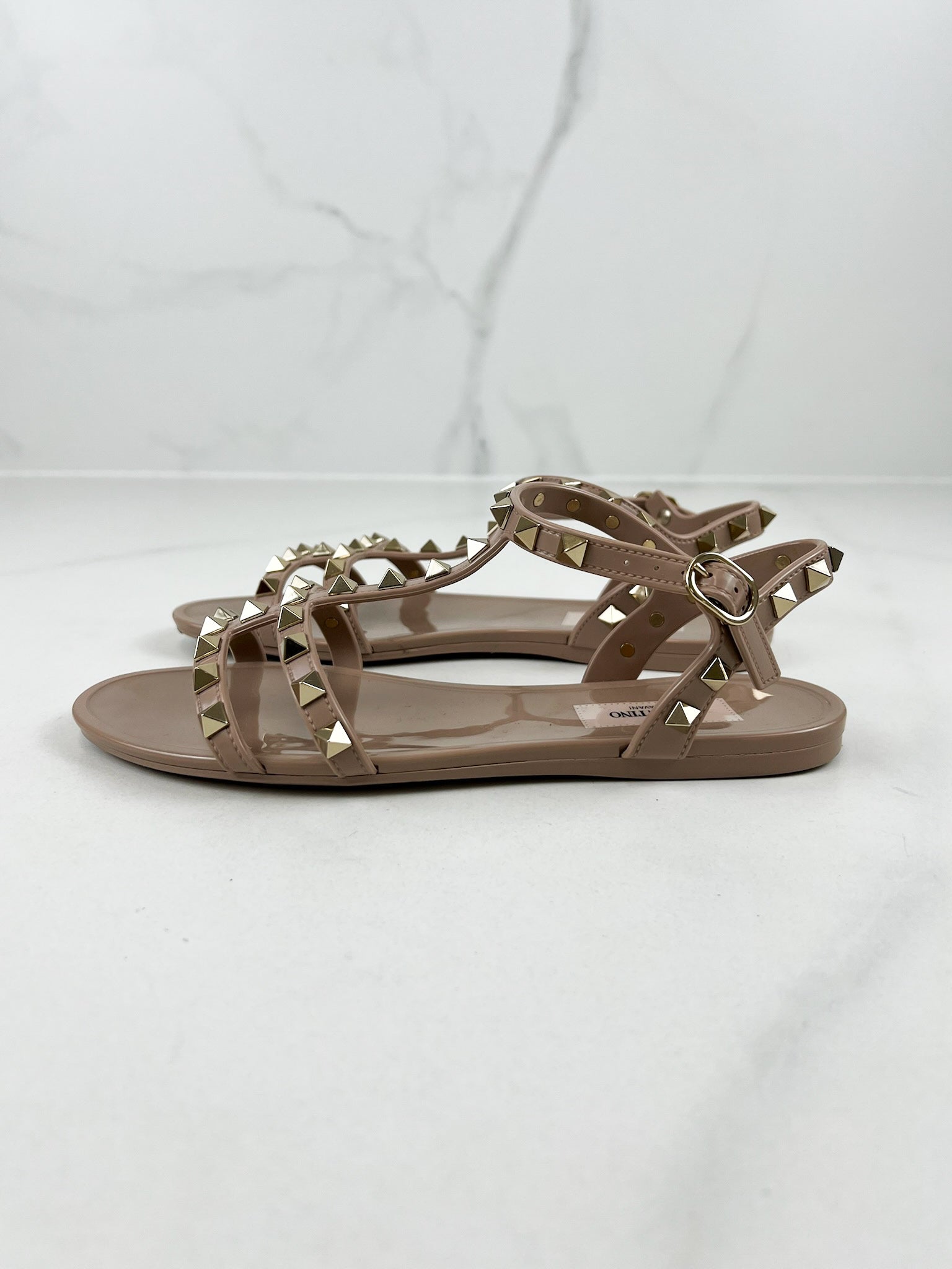 Valentino Jelly Rockstud Sandals Size 35