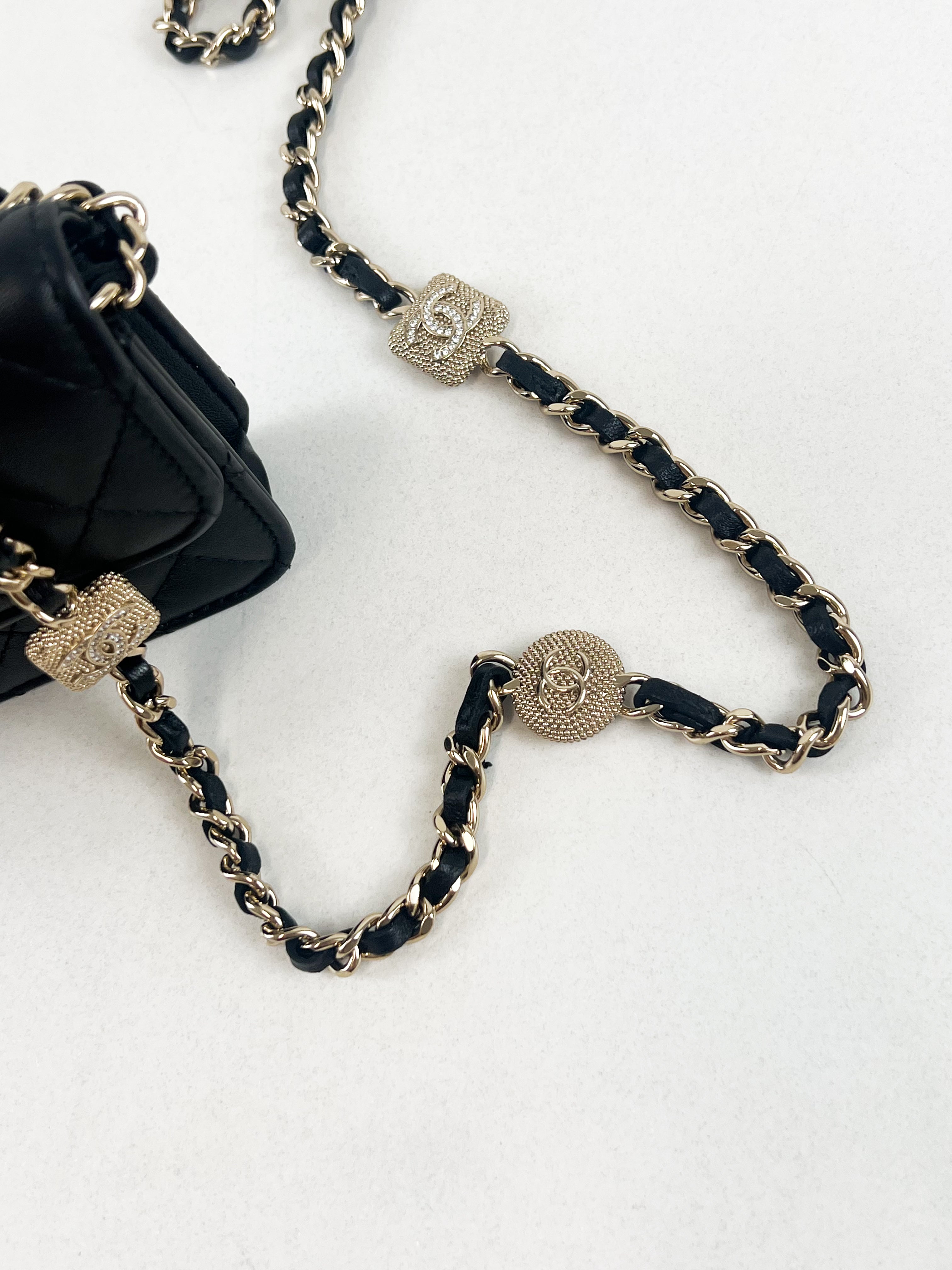 Chanel 19 Flap Coin Purse with Chain