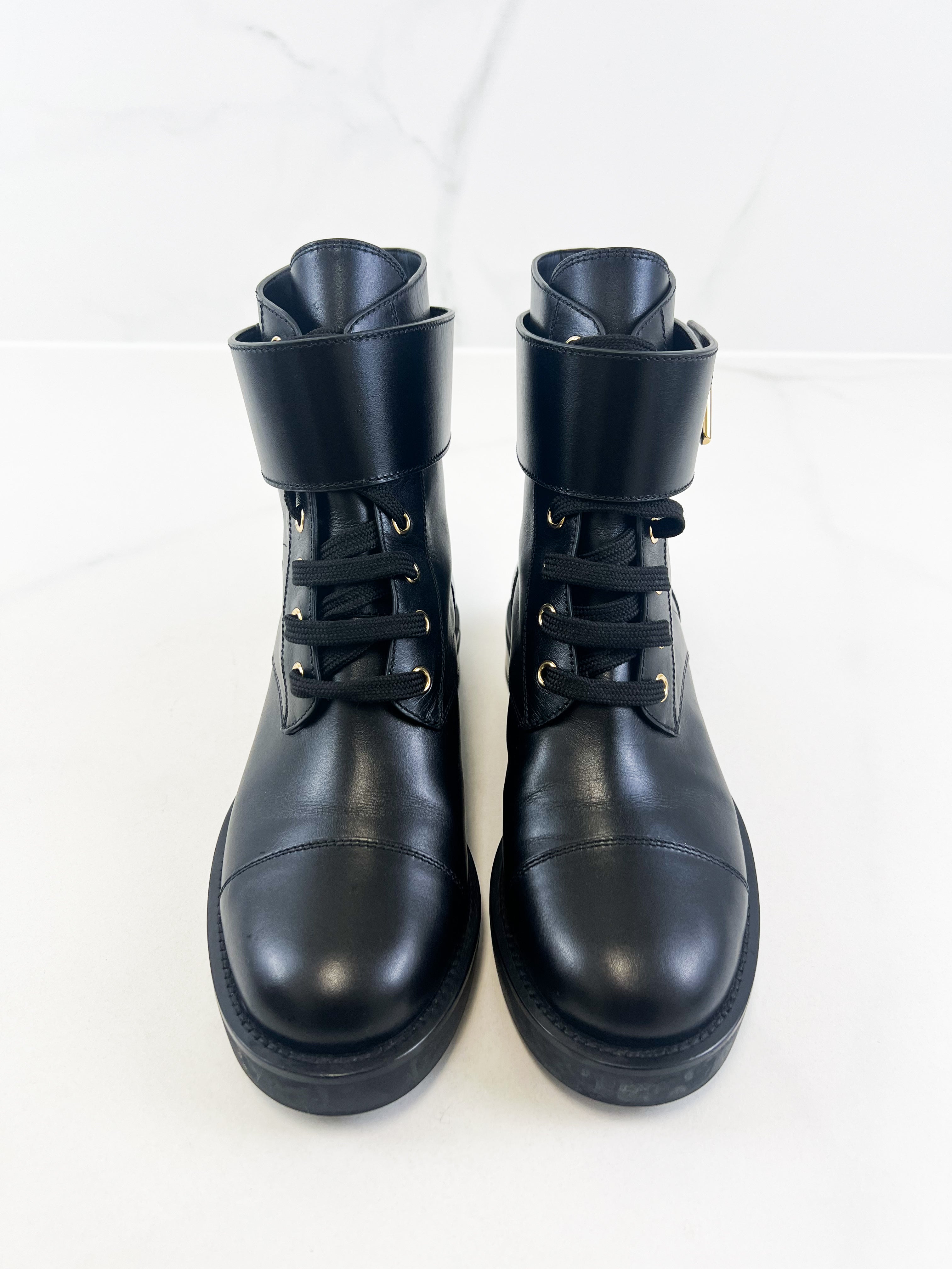 Louis Vuitton Wonderland Flat Ranger Boot Size 35.5