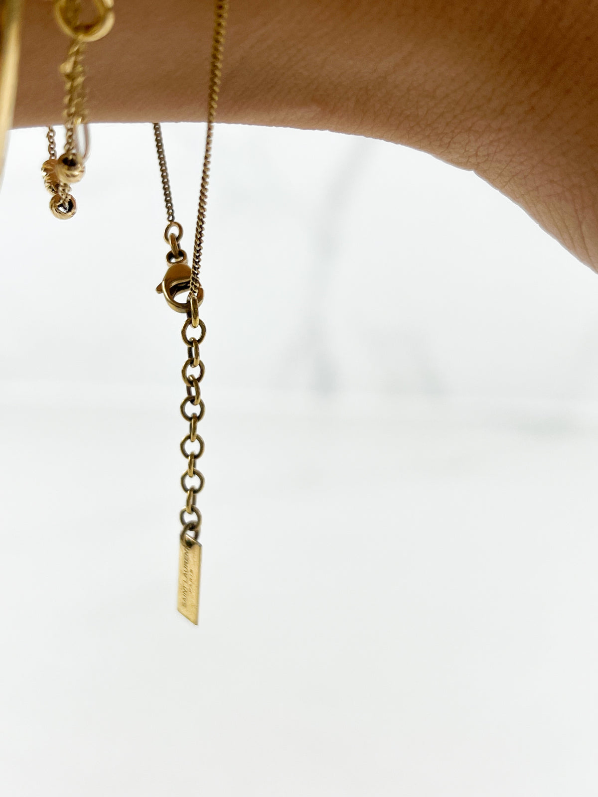 Saint Laurent Cassandre Gold Bracelet