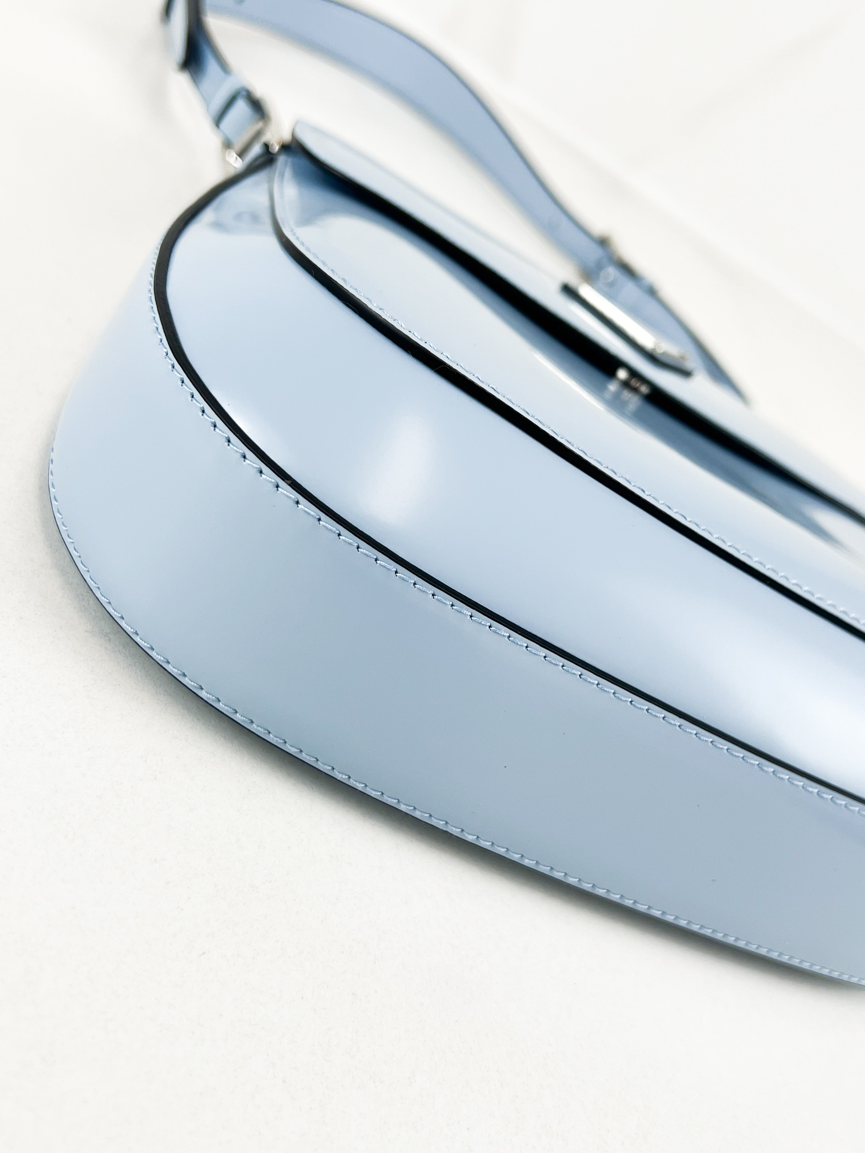 Prada Blue Small Cleo Shoulder Bag