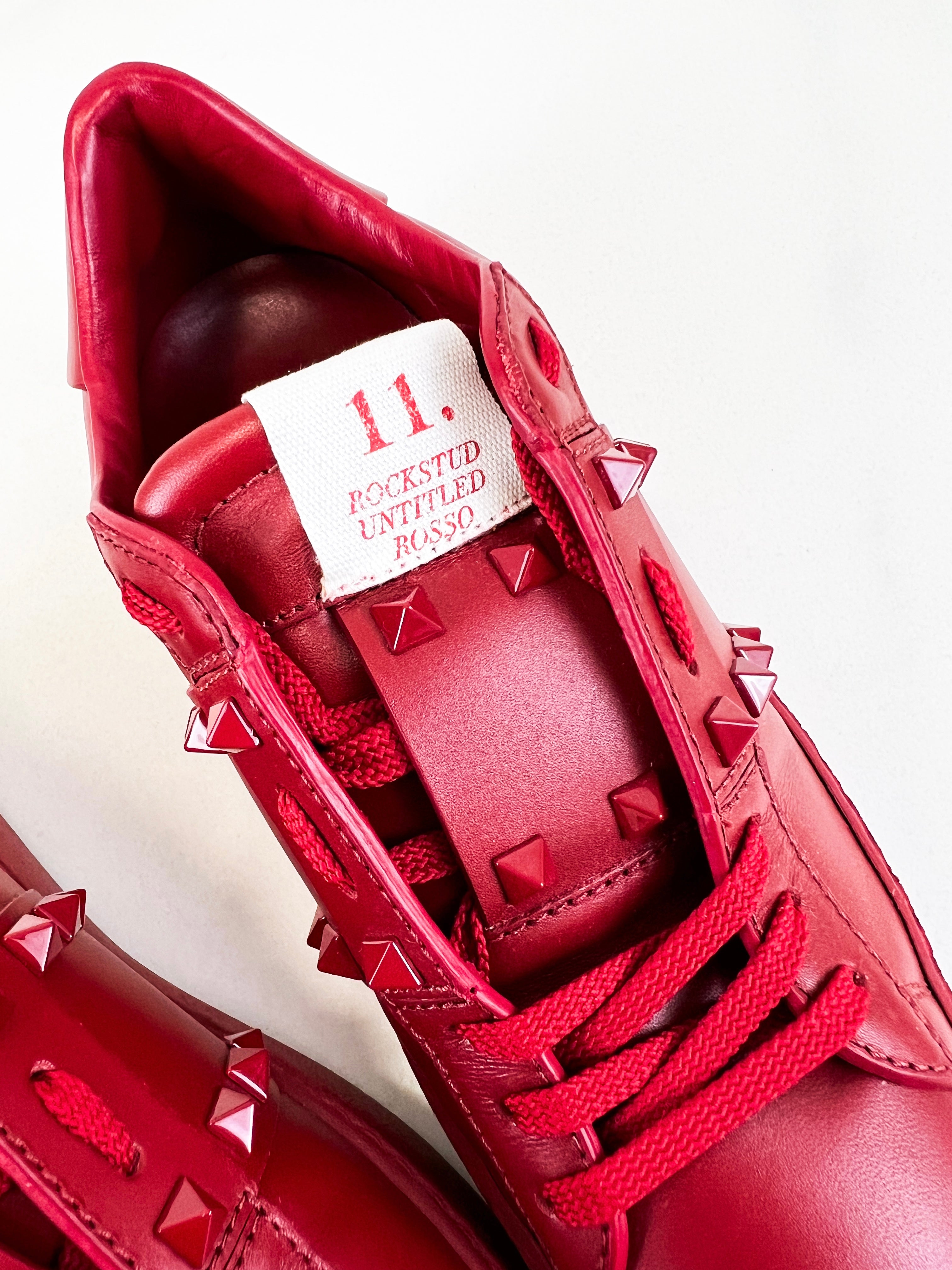 Valentino Rockstud Womens Sneaker 36.5