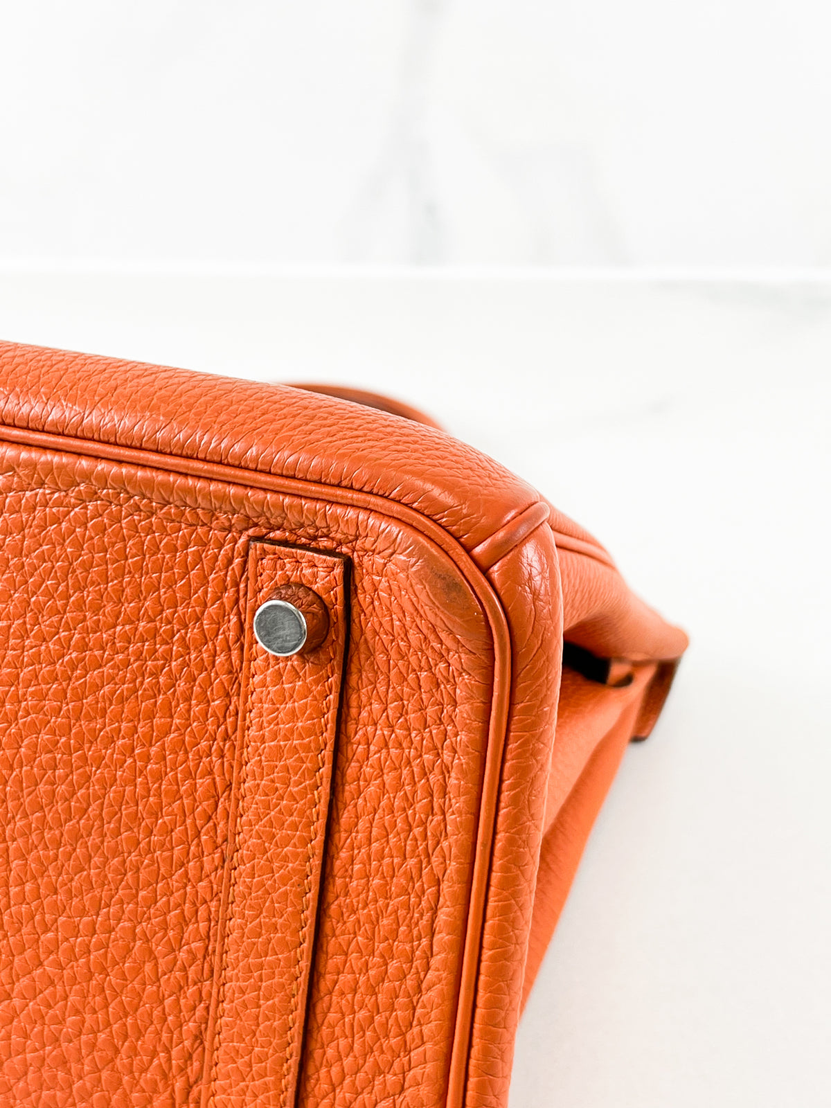 Hermes Togo Orange Birkin 30 with PHW