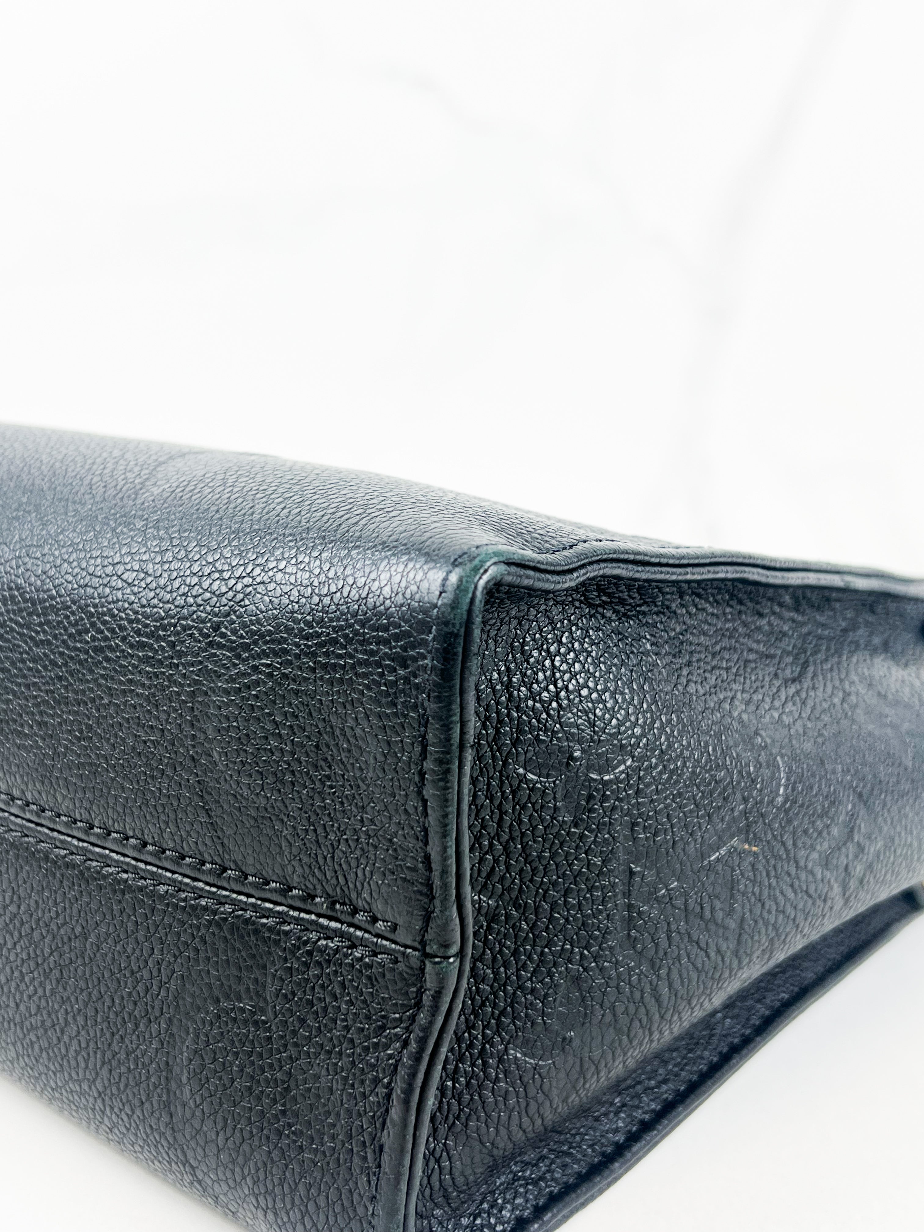 Louis Vuitton On The Go PM in Black Empreinte Leather