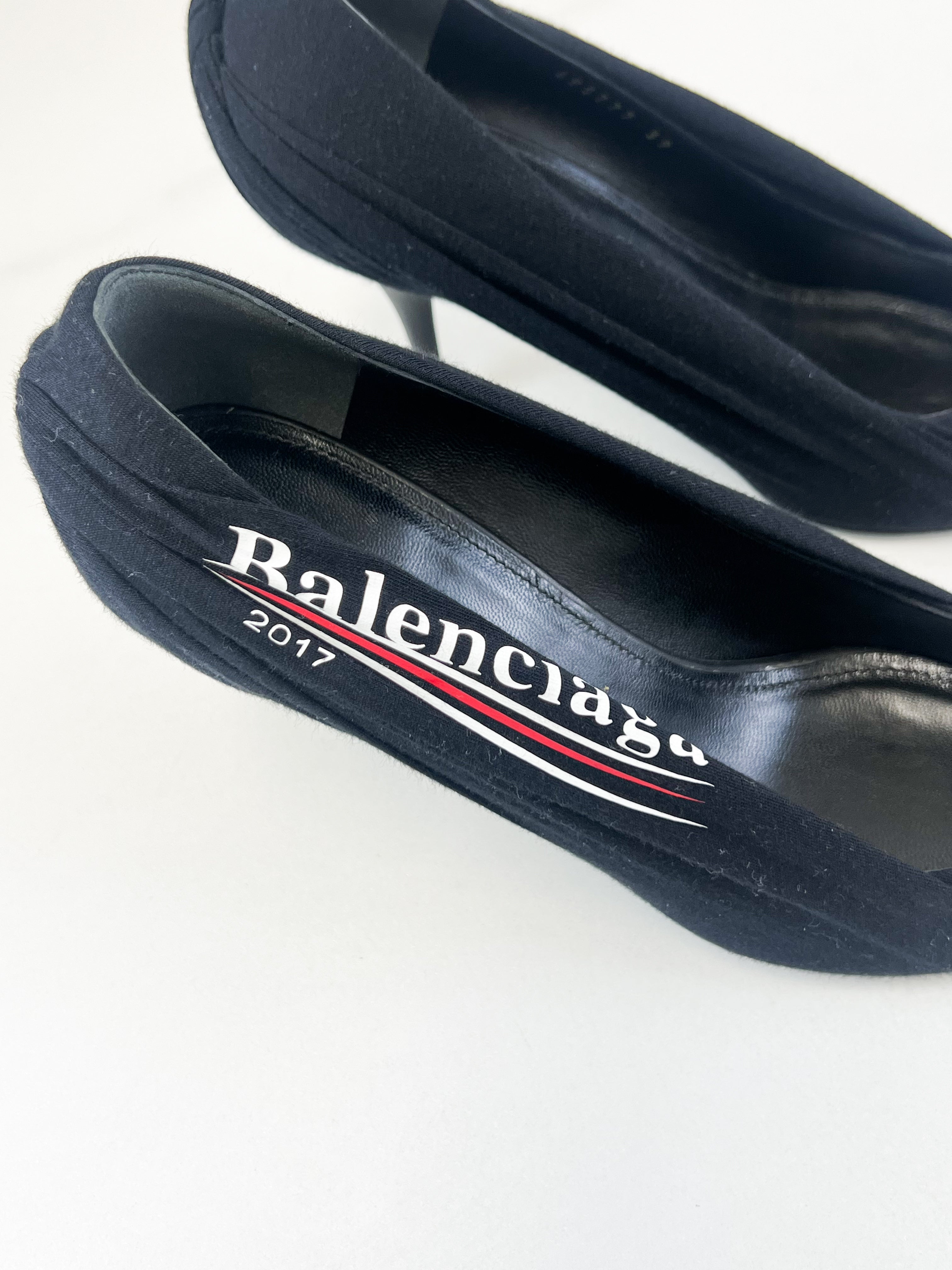 Balenciaga Black Knife Pump Size 39