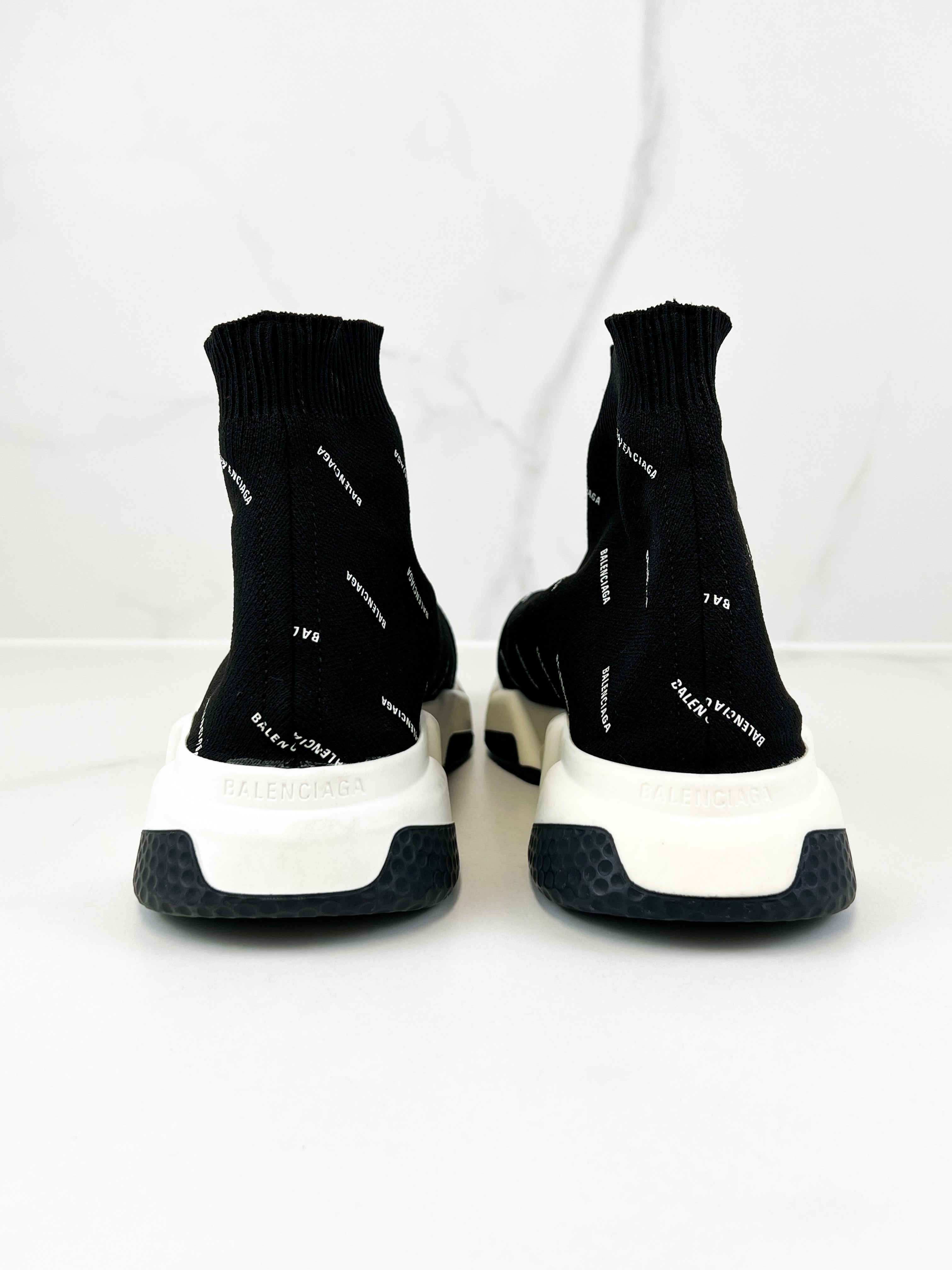 Balenciaga Logo Mens Speed Sneaker Size 9US