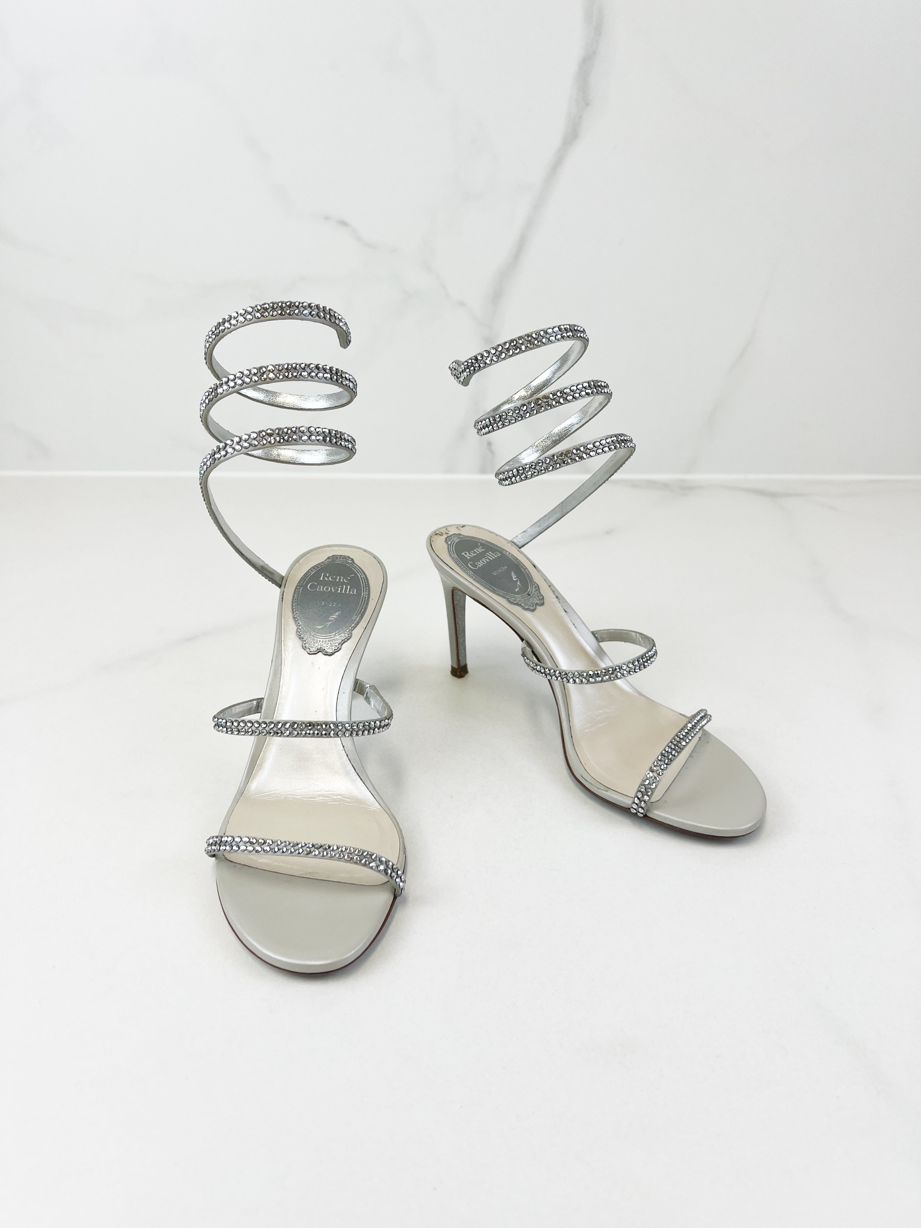 Rene Caovilla Cleo Sandal 75mm Size 35