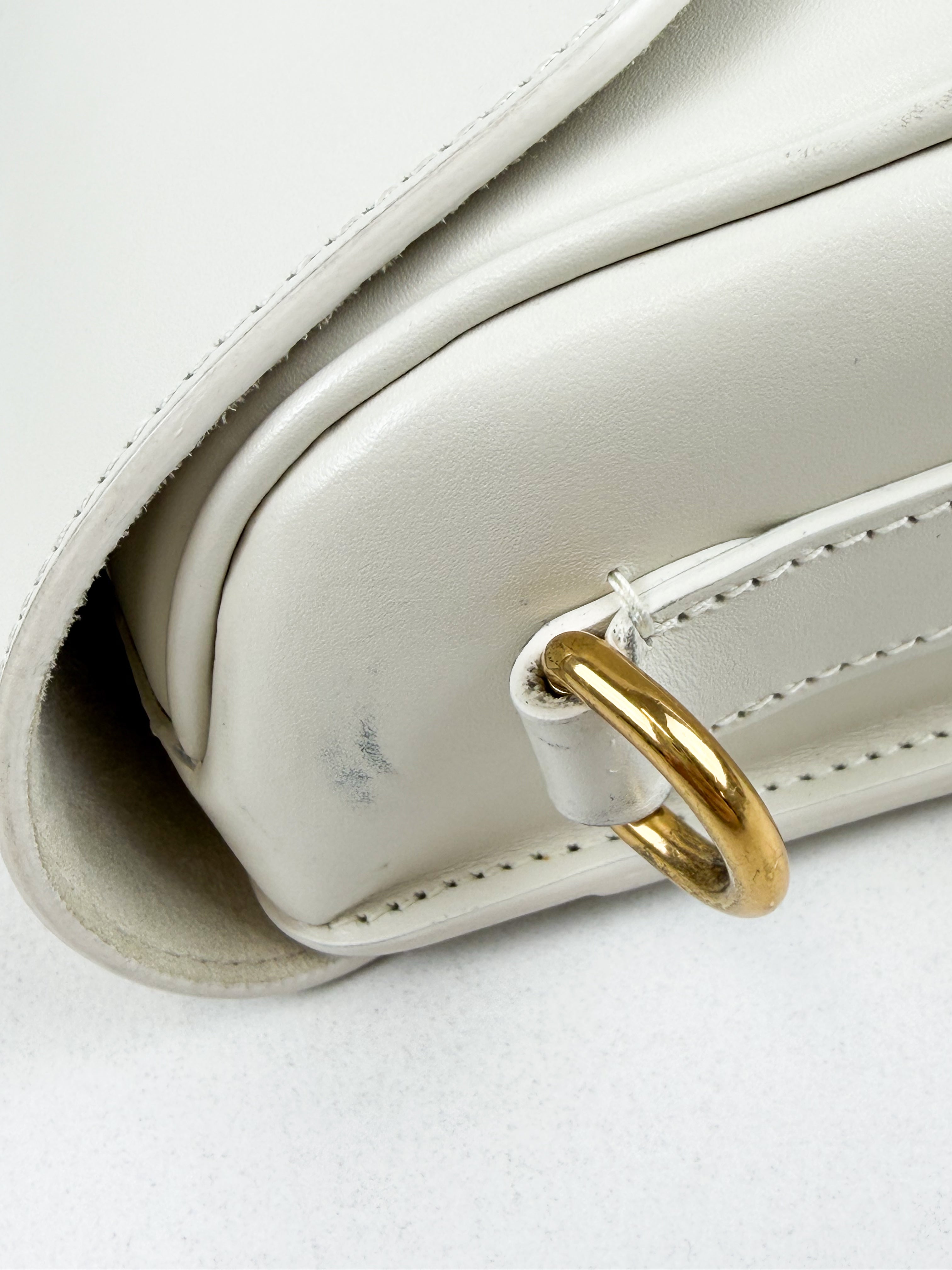 Christian Dior Bobby Medium Shoulder Bag in White