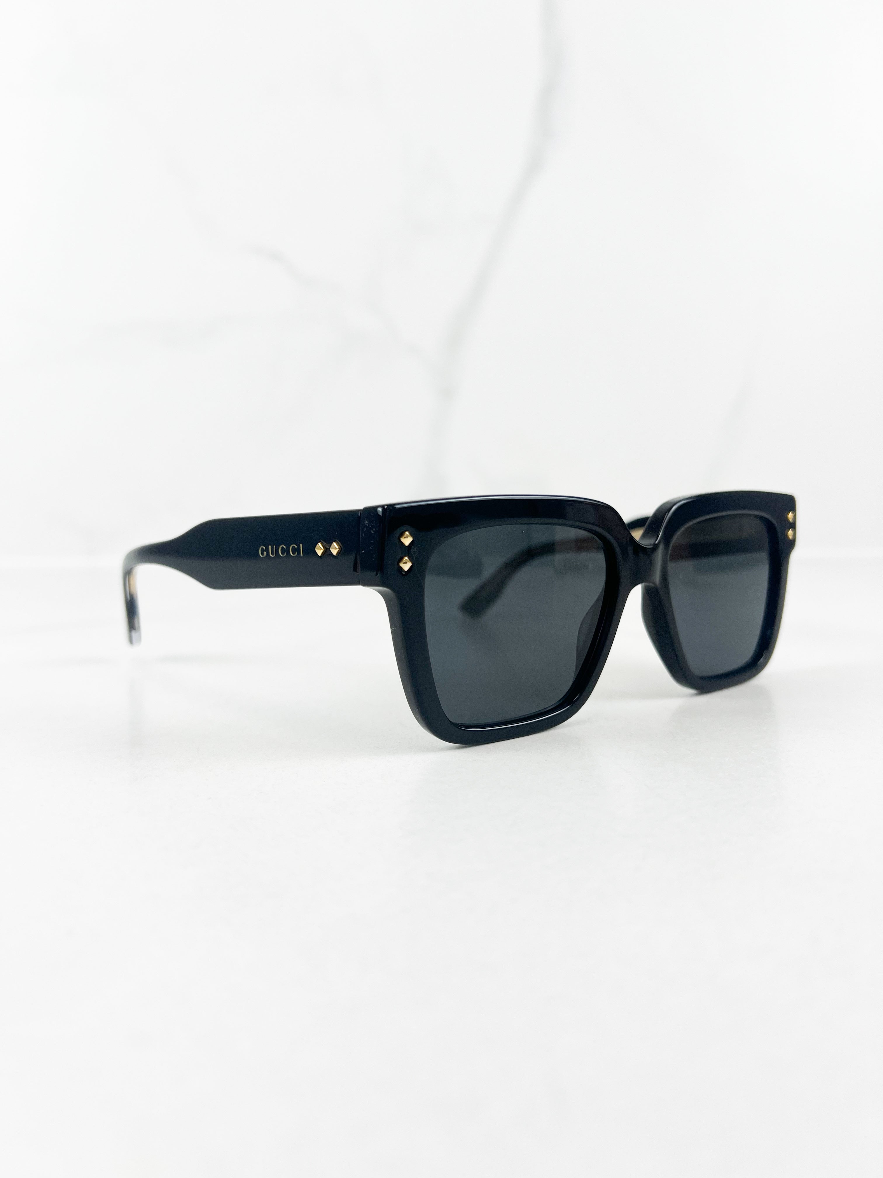 Gucci GG Logo Black Sunglasses