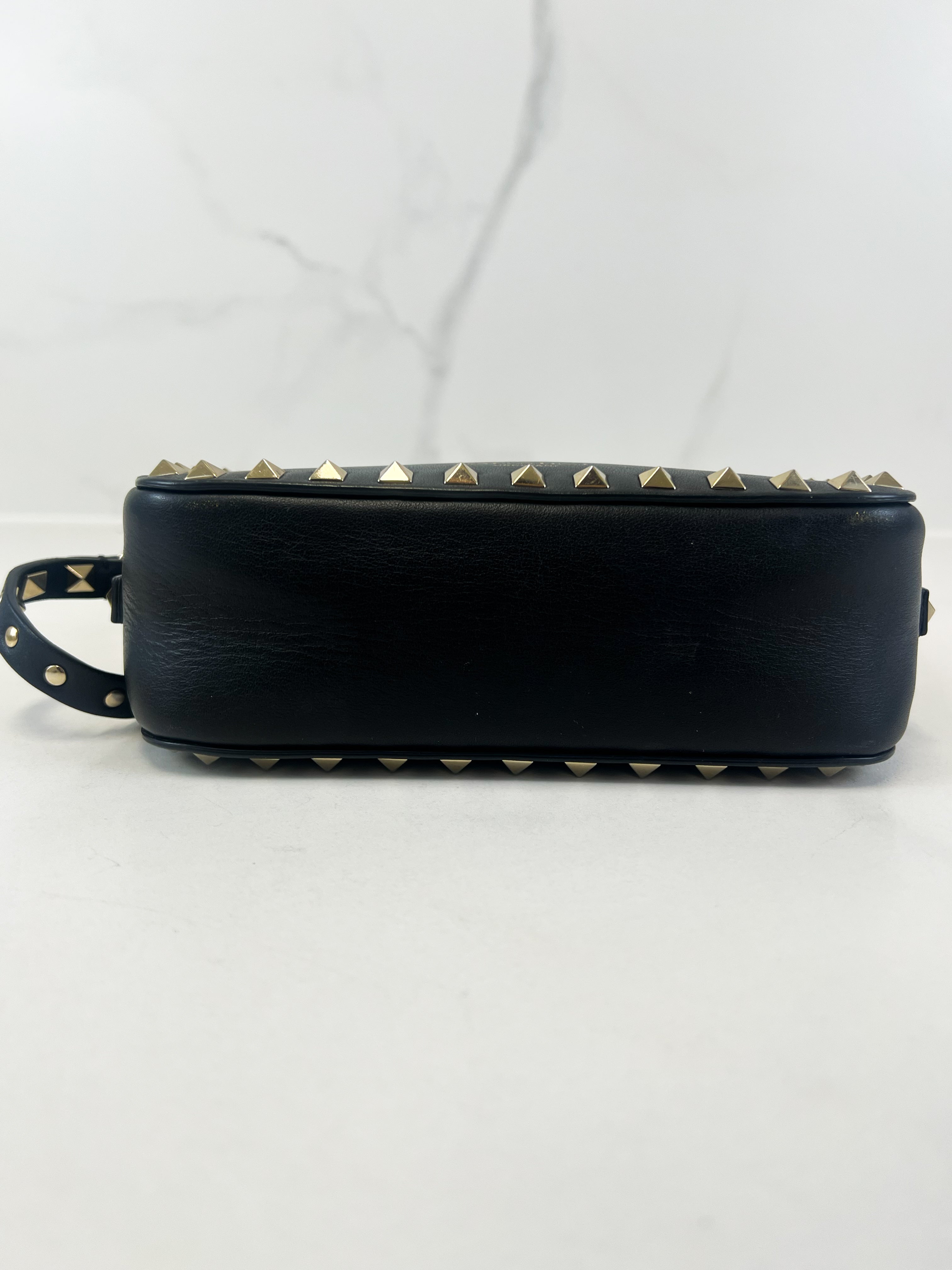 Valentino Garavani Black Rockstud Crossbody Bag